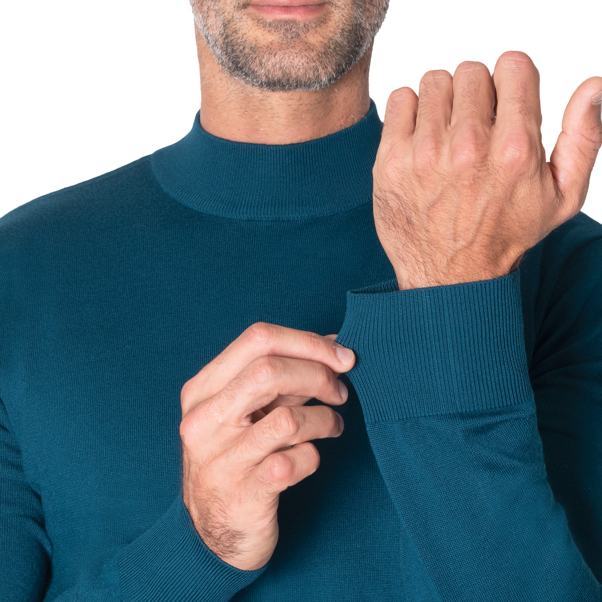 Su&eacute;ter Cuello Mock Generra Regular Fit para Hombre image number null