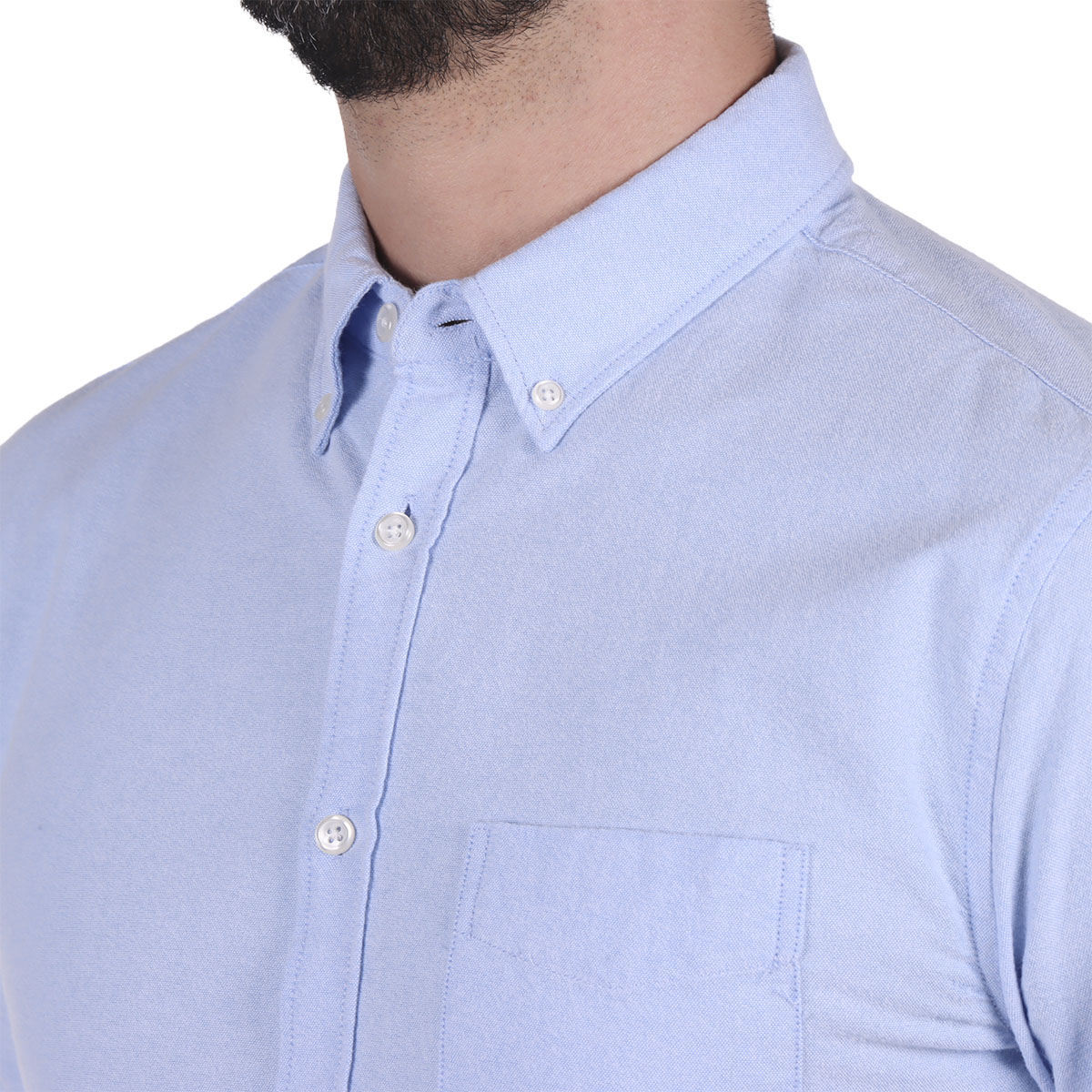 Camisa Oxford Manga Larga Dise&ntilde;o Liso Jeanius para Hombre image number null