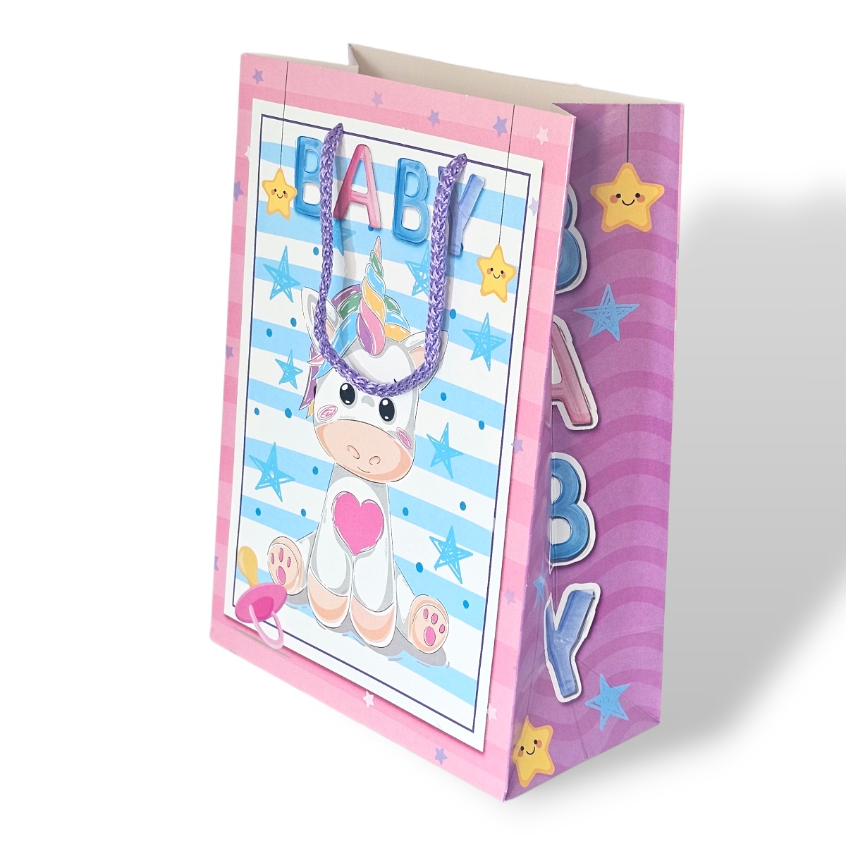 Bolsa de Regalo Beb&eacute; Unicornio Grande image number null