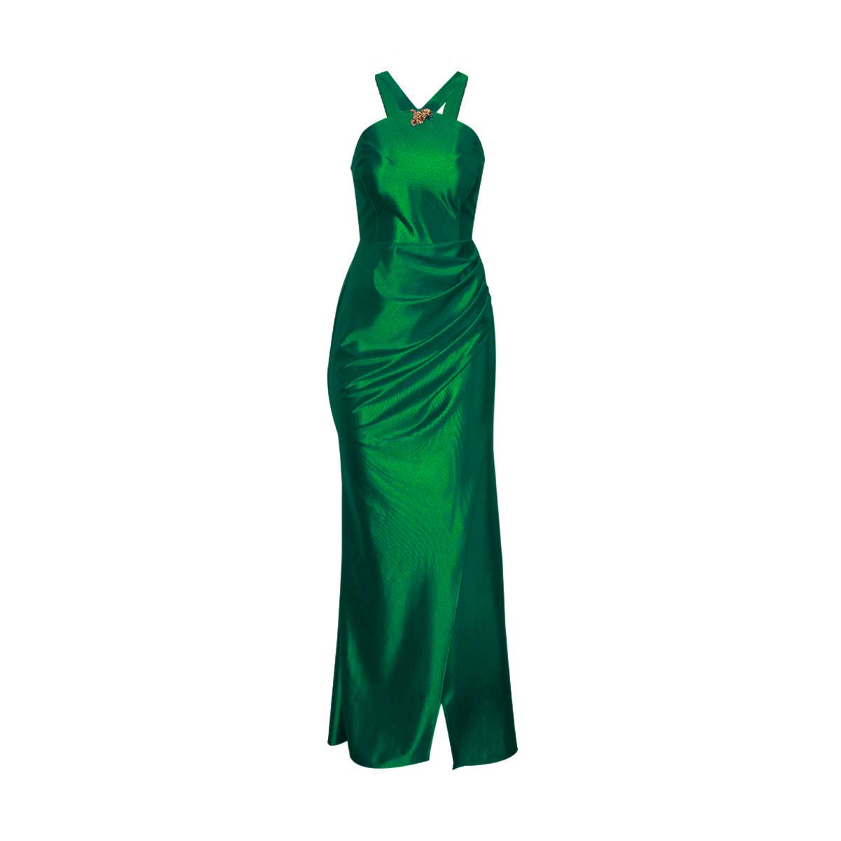 Vestido Falda Drapeada Philosophy Jr Nights Para Mujer image number null