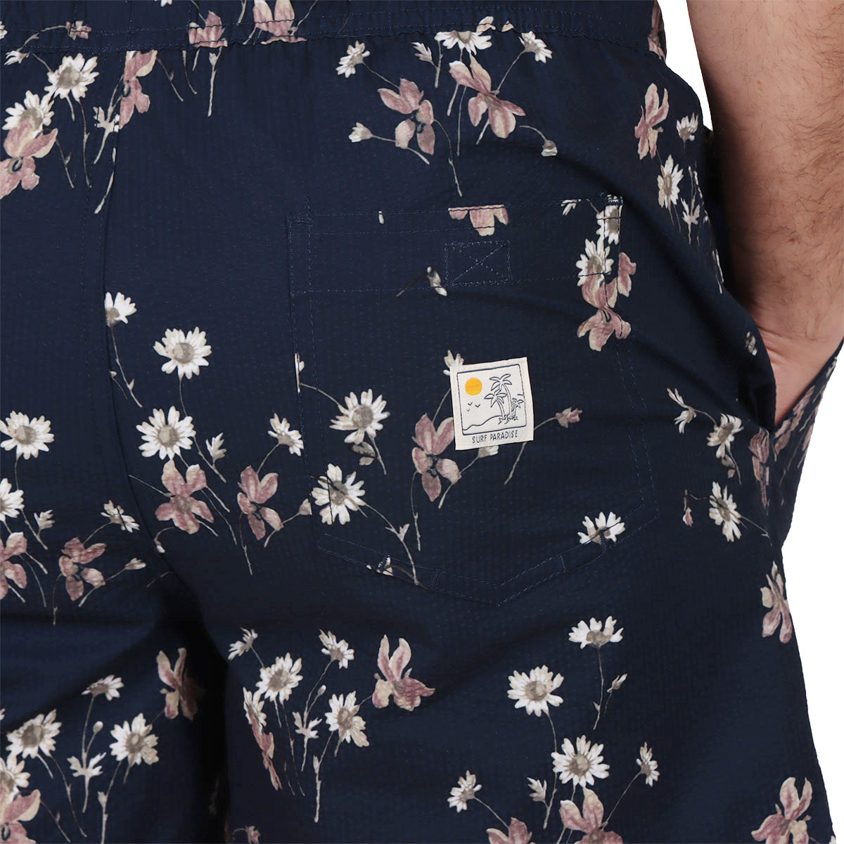Traje de Ba&ntilde;o Shorts Playa Floral Hombre Jeanious image number null