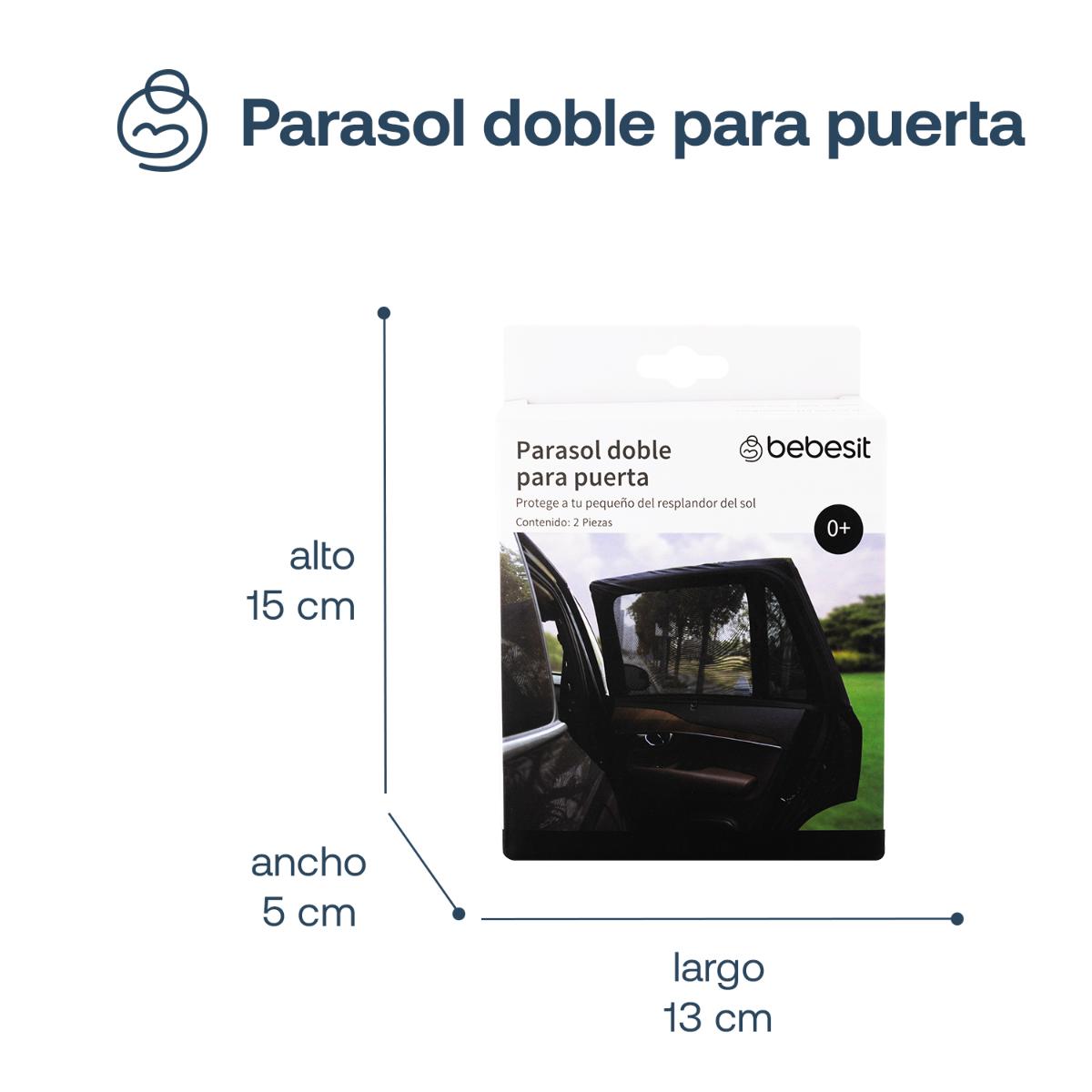 Protector Solar Bebesit para Ventana de Auto con Protecci&oacute;n UV 50+ Transpirable image number null