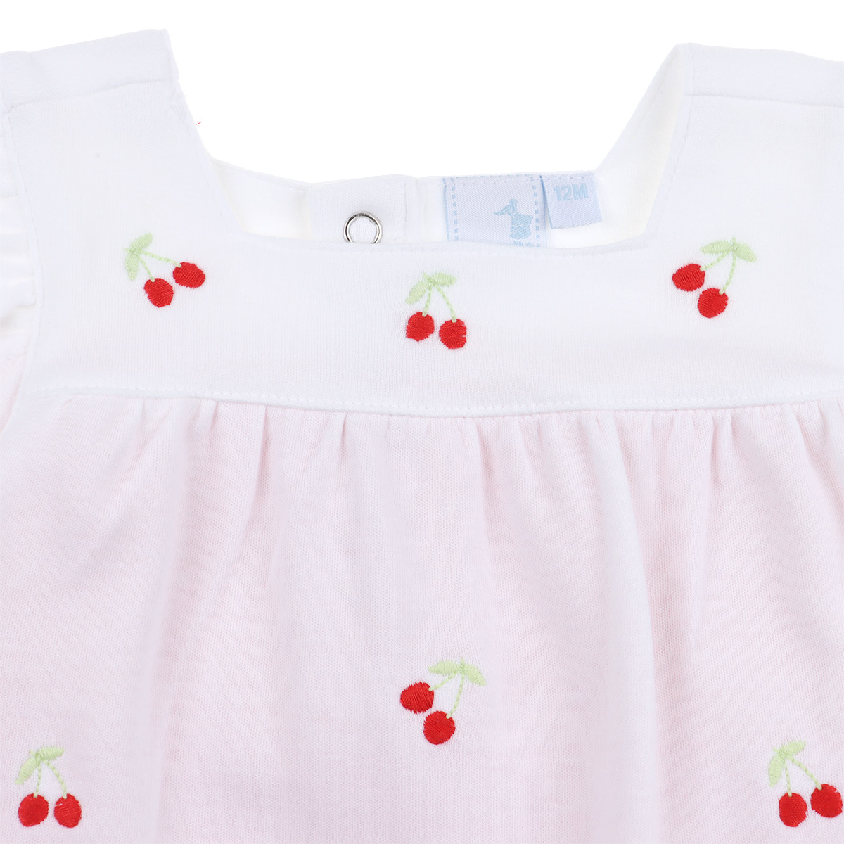 Vestido Cerezas Algod&oacute;n Bloomer Carosello Beb&eacute; Ni&ntilde;a image number null