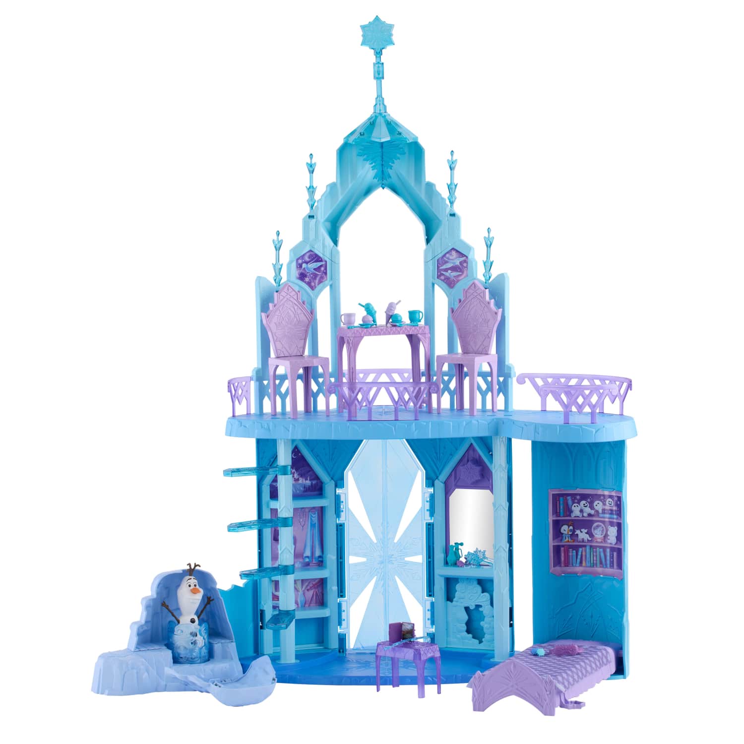 Disney Frozen Casa De Mu&ntilde;ecas Castillo De Hielo Mattel image number null