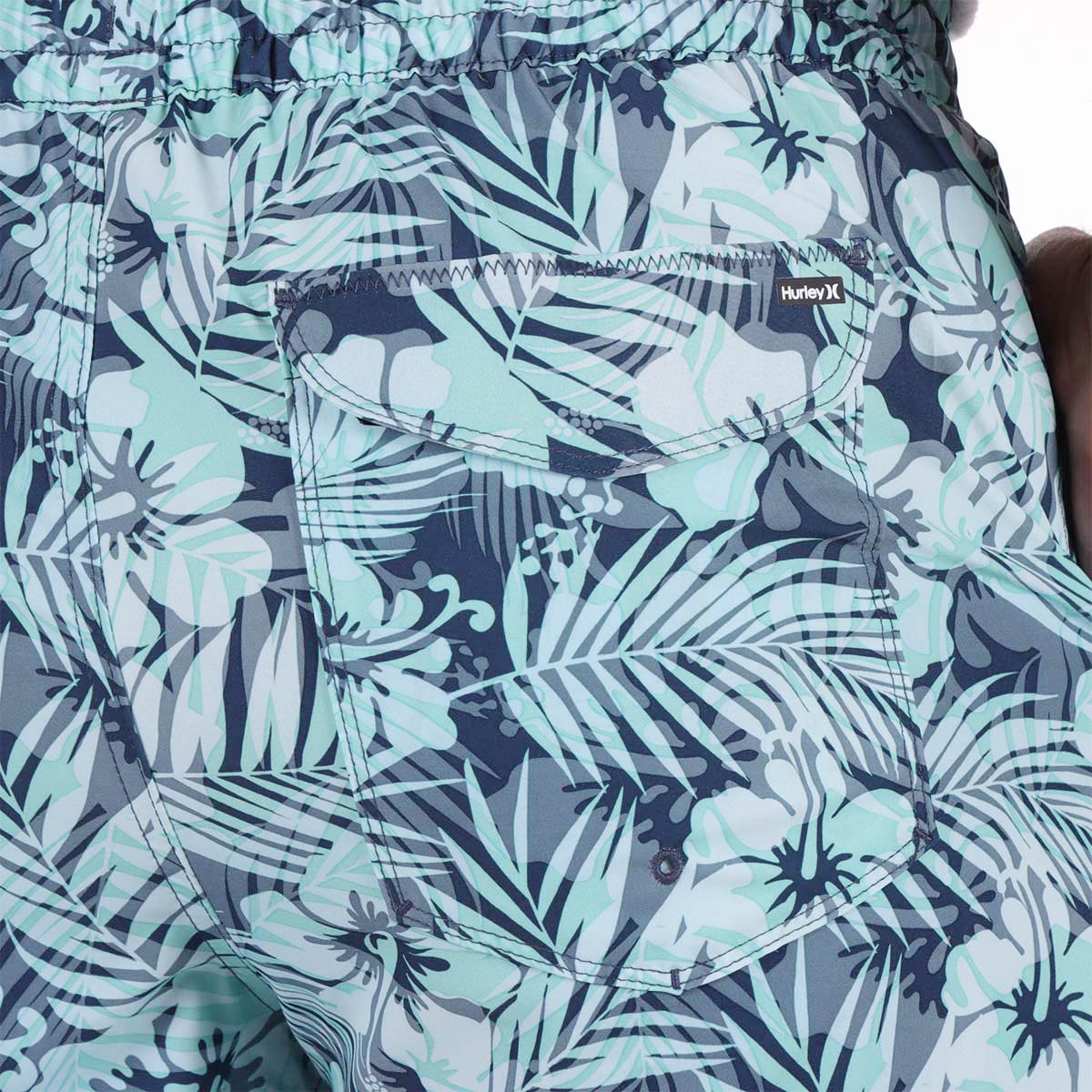 Traje de Ba&ntilde;o Estampado Floral Tropical Hurley para Hombre image number null