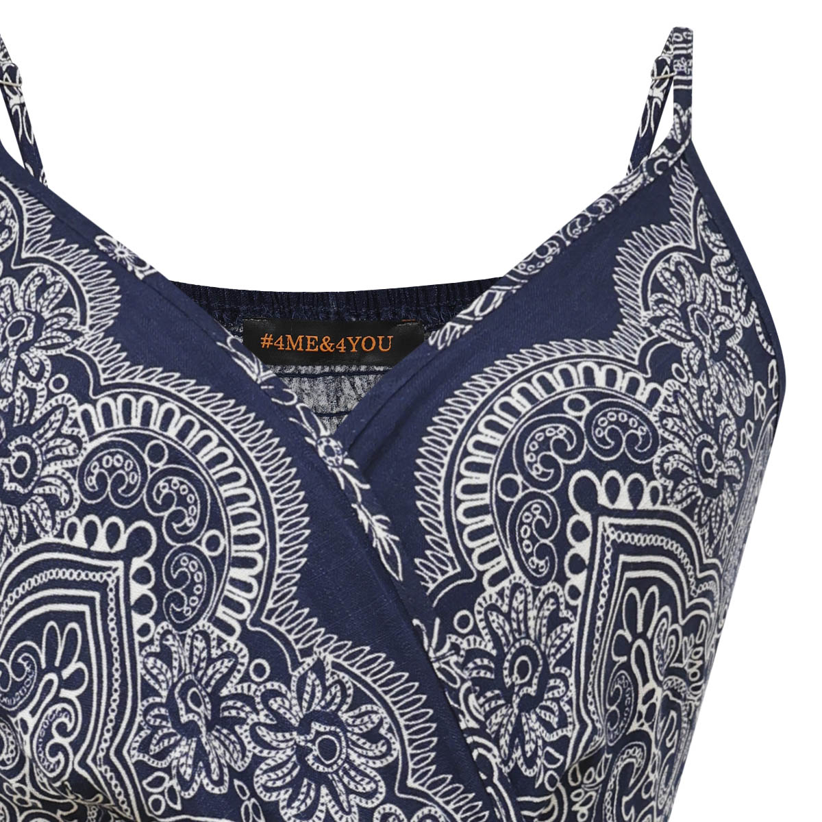 Vestido maxi bohemio en azul navy para Mujer Junior #4ME&4YOU image number null