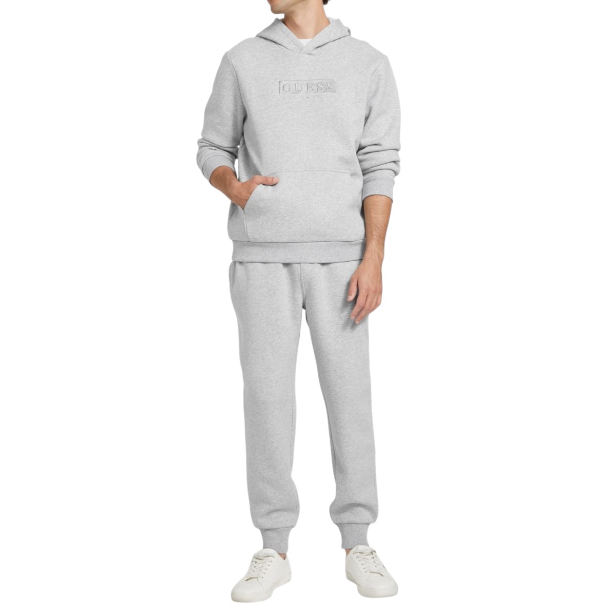 Sudadera con Logo Bordado para Hombre Guess image number null