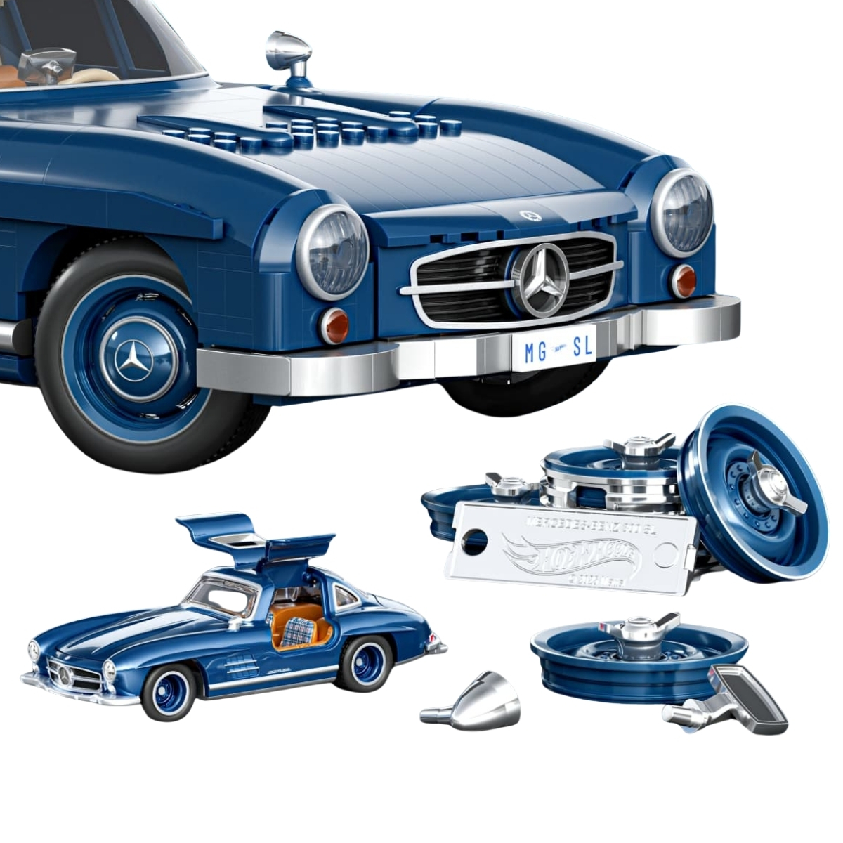 Mattel Brick Shop Mercedes Benz 300 Sl image number null