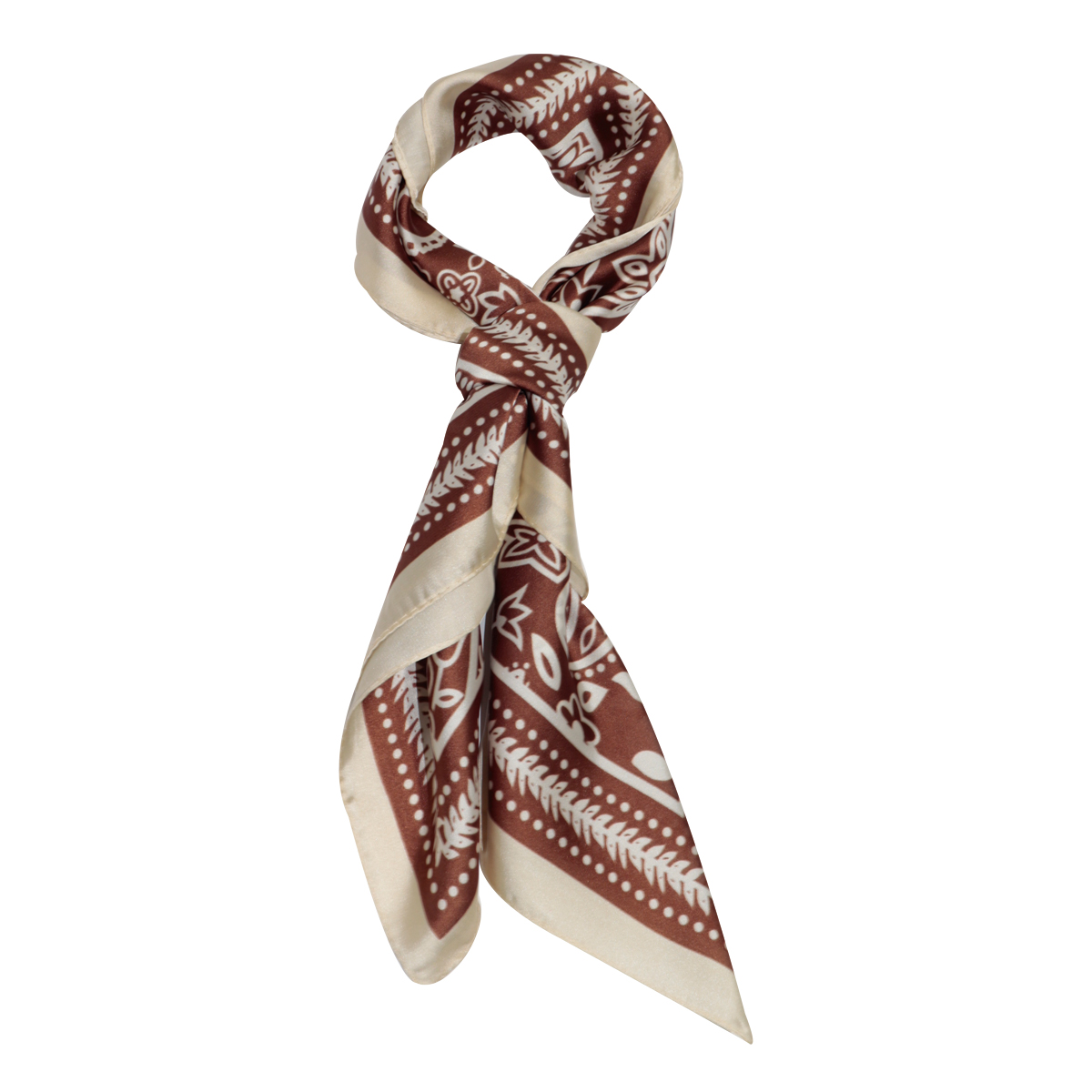 Pa&ntilde;uelo Satinado Paisley Print Negro&nbsp;Phi By Philosophy Jr image number null