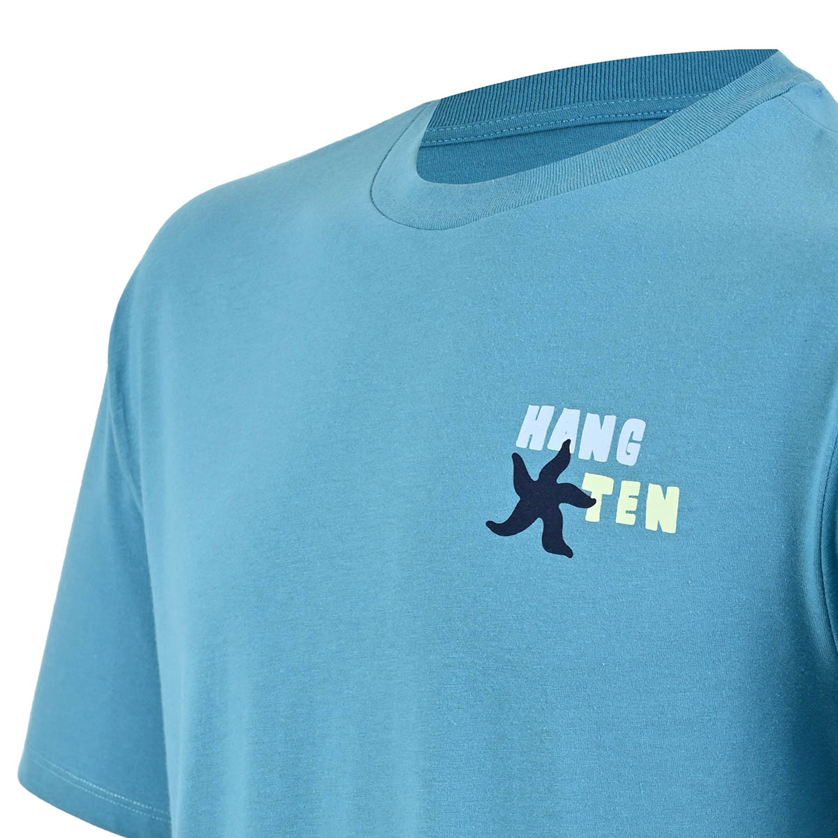Playera Cuello Redondo Hang Ten Manga Corta para Hombre image number null