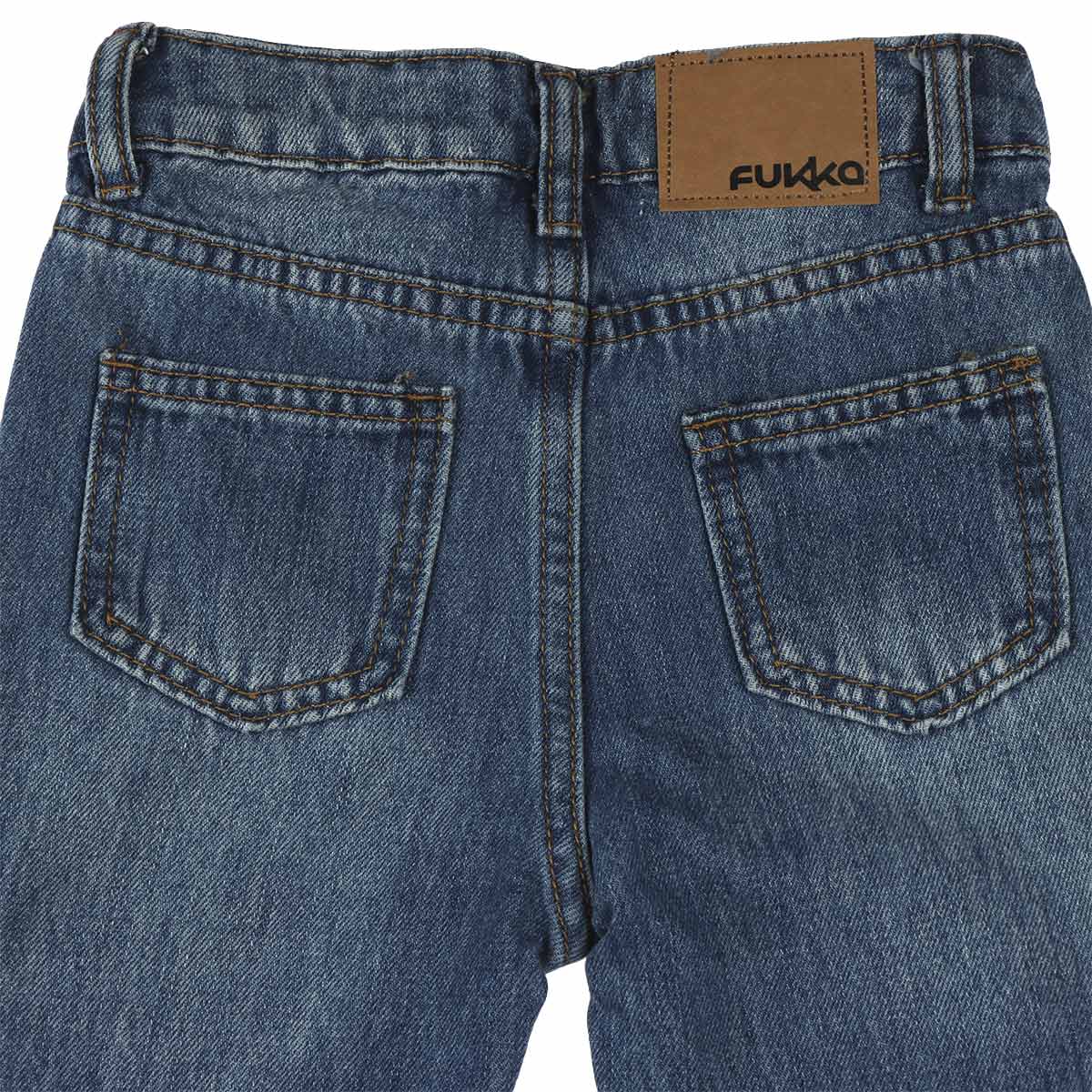 Jeans Cl&aacute;sico Regular Fit Algod&oacute;n Casual Fukka Ni&ntilde;o Toddler image number null