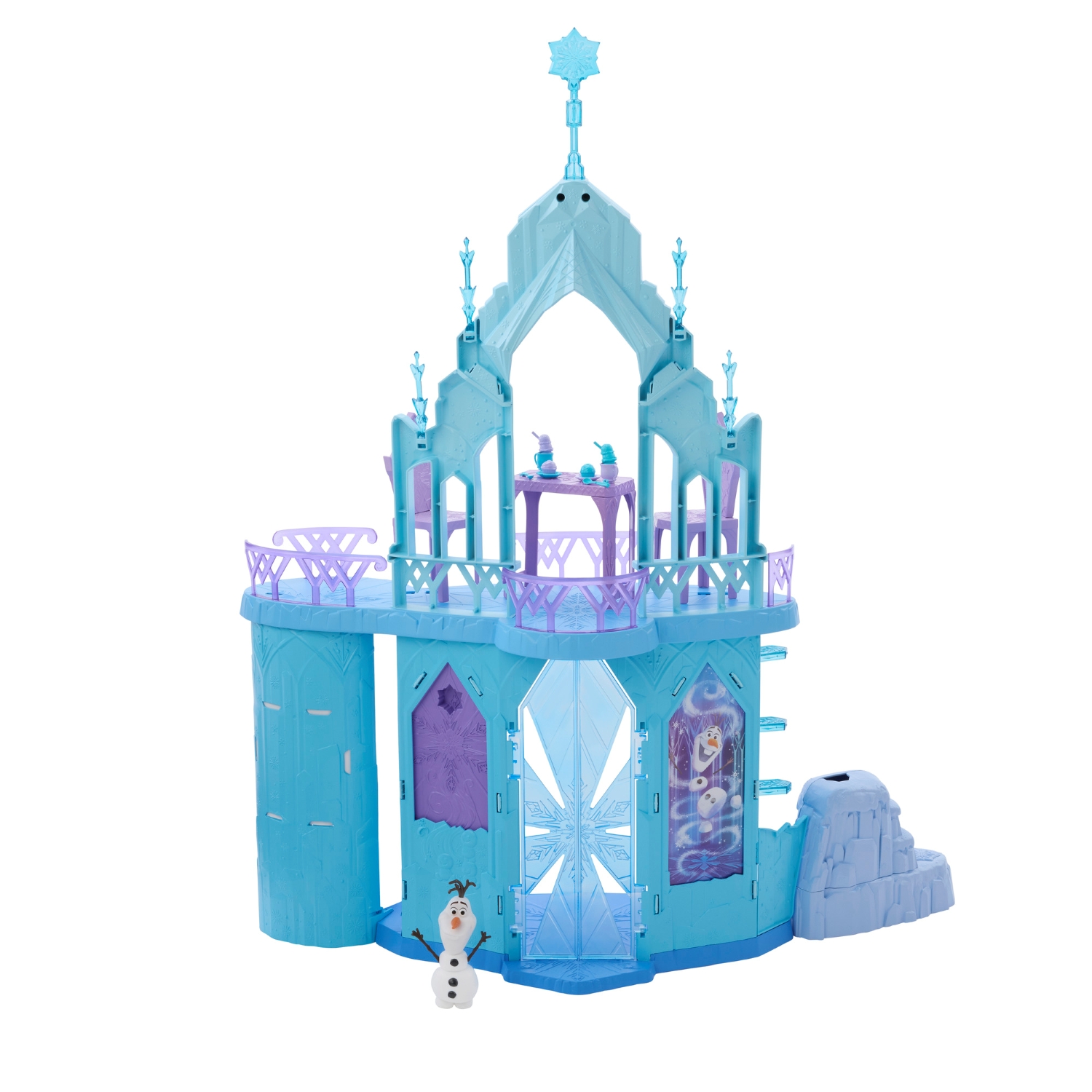 Disney Frozen Casa De Mu&ntilde;ecas Castillo De Hielo Mattel image number null