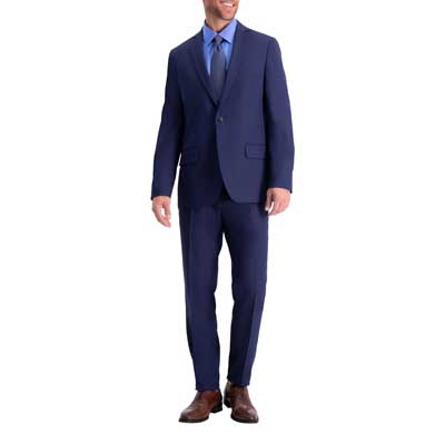 Saco Active Series Slim Fit Modelo elo Hz80243A Azul Medio Haggar Para Hombre image number null