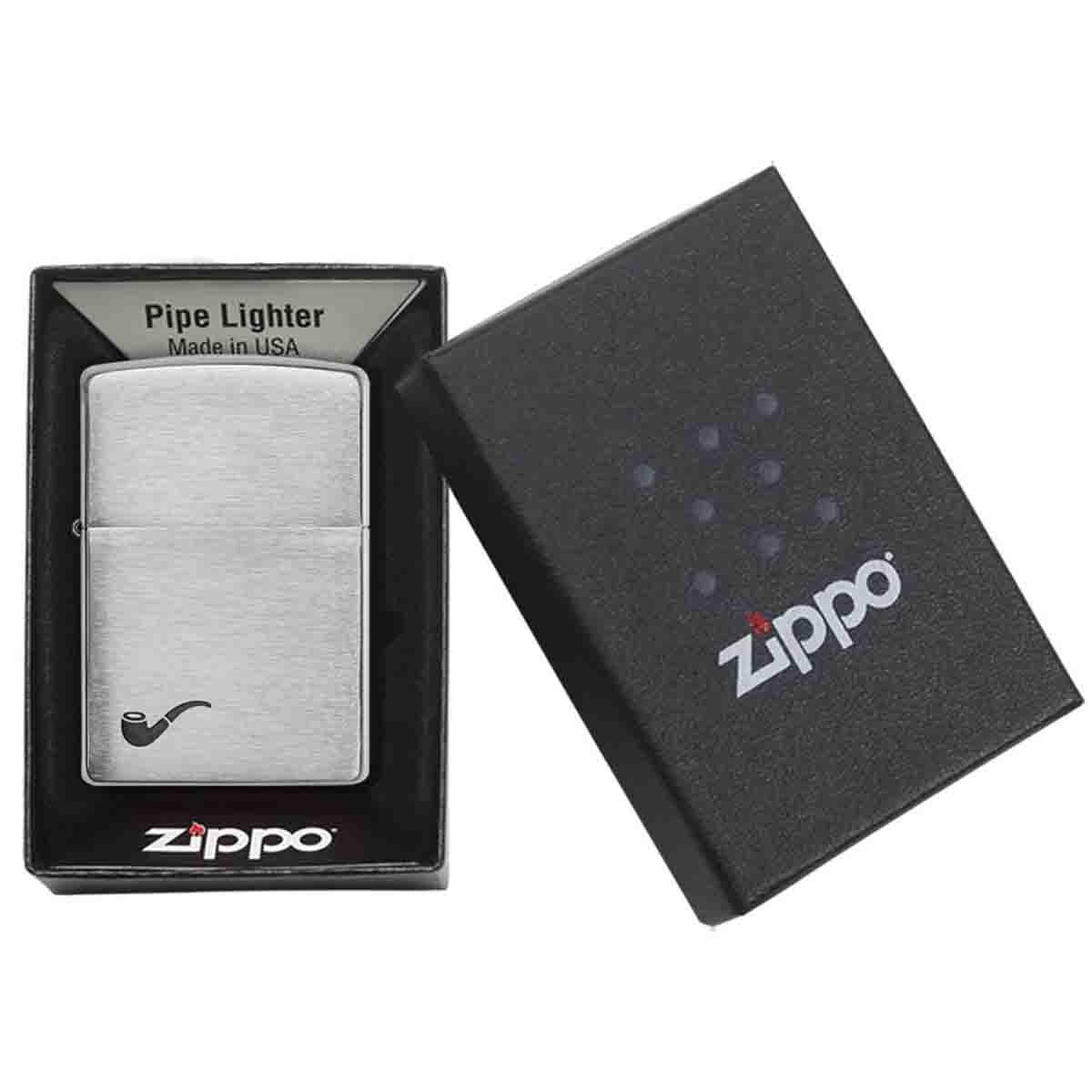 Encendedor Negro Mate Con Rojo y Logos Zippo image number null