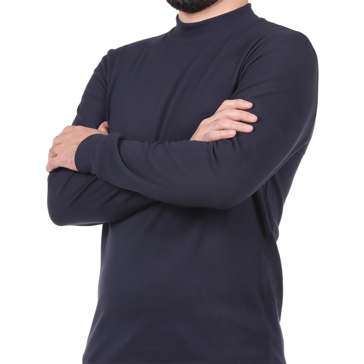 Su&eacute;ter Cuello Mock B&aacute;sico Esencial OVS para Hombre image number null
