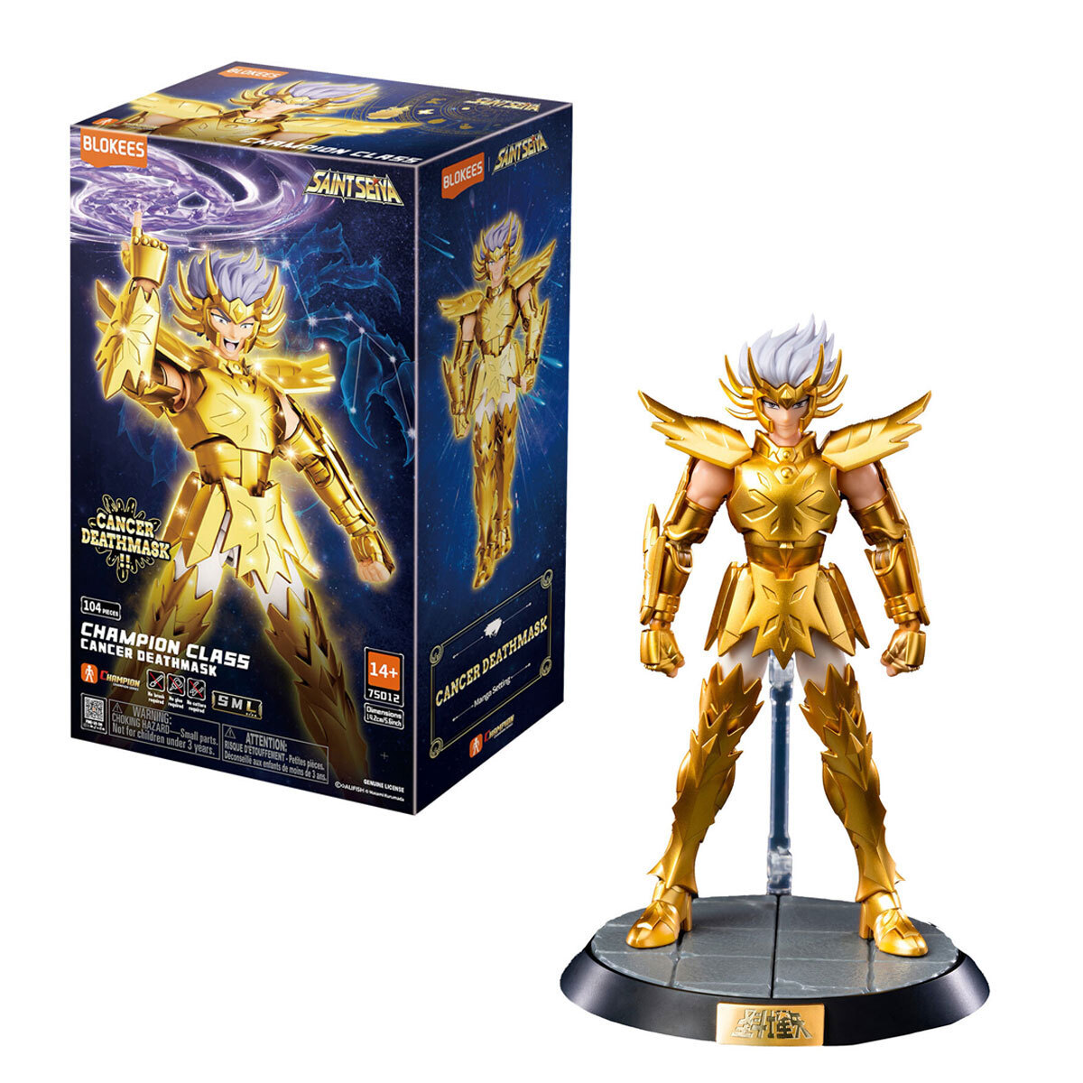 Figura de Acci&oacute;n Saint Seiya Champion Class Mascara De La Muerte Ca image number null