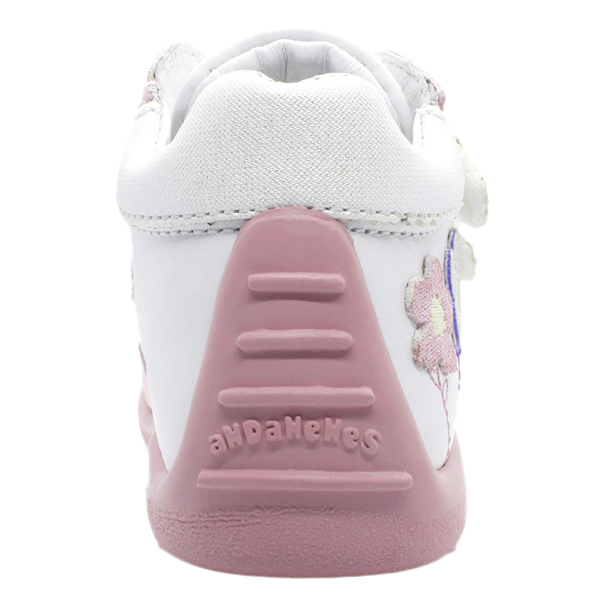 Zapato Andanenes Dise&ntilde;o Flores Ajuste Velcro para Ni&ntilde;a image number null