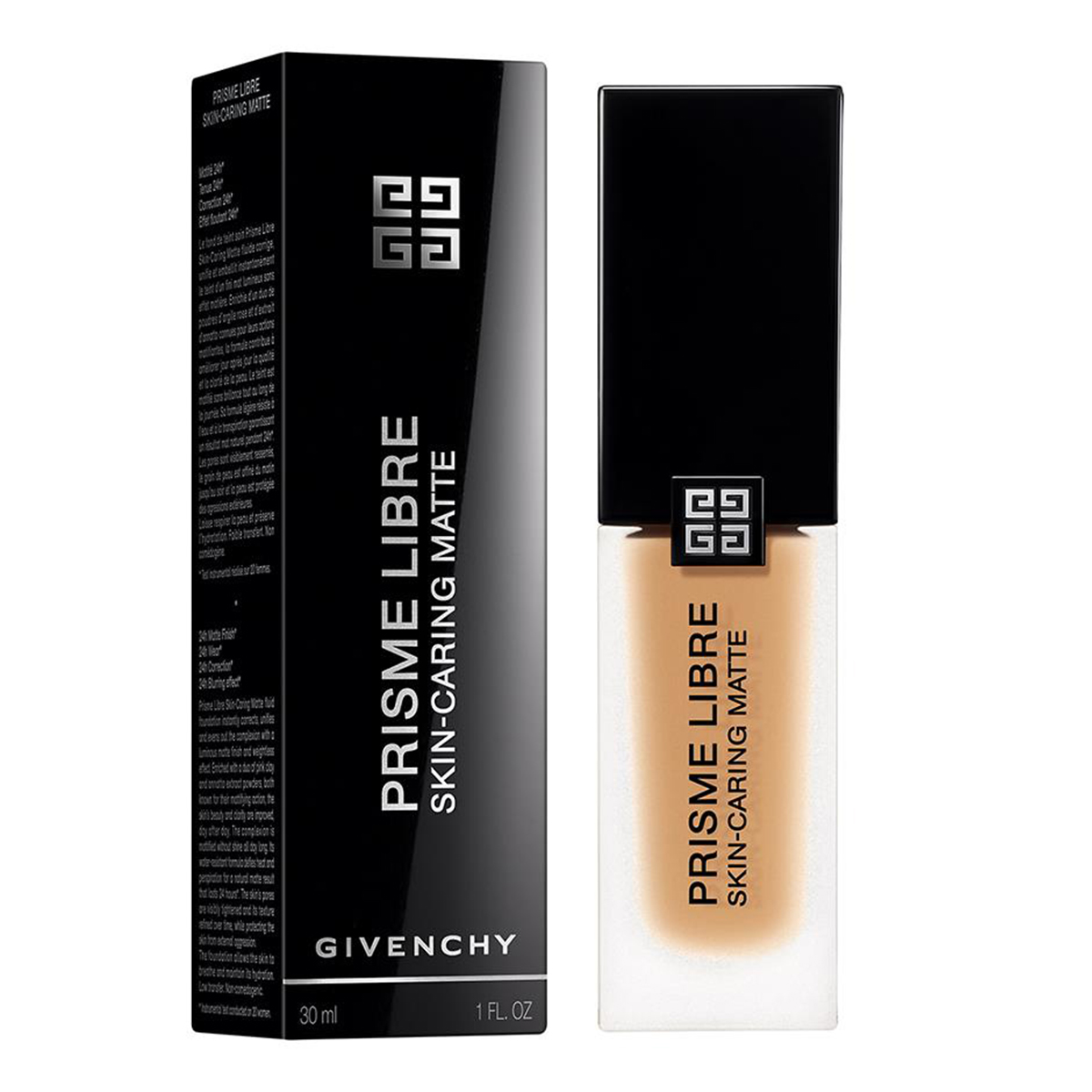 Base de maquillaje l&iacute;quida matificante Givenchy Prisme 24 horas de duraci&oacute;n. 4- W307 image number null