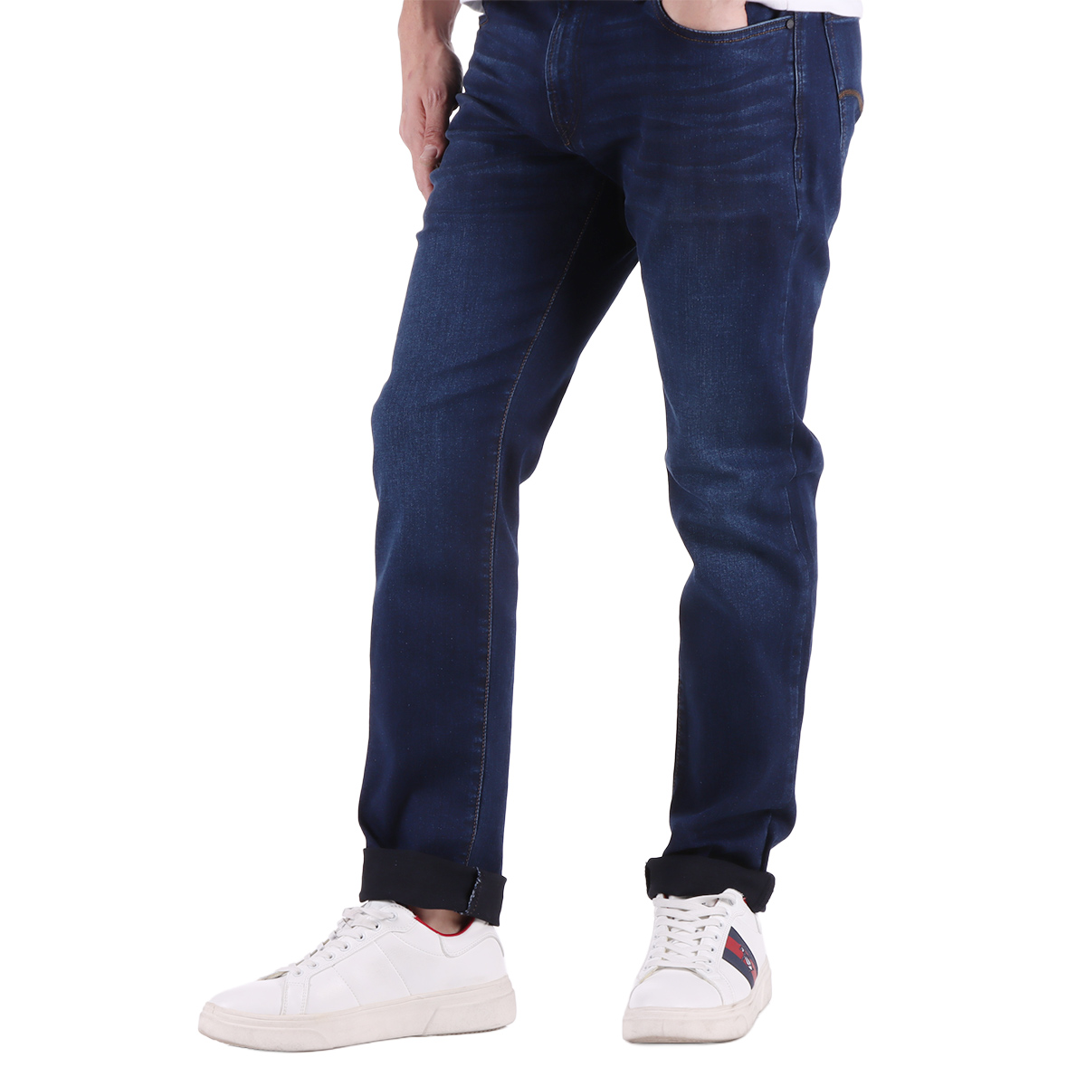 Jeans B&aacute;sicos Corte Slim Fit Silver Plate para Hombre image number null