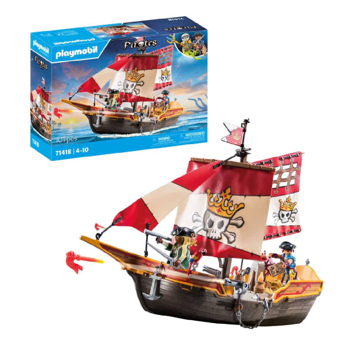 Barco Corsario de Pirate Queen PLAYMOBIL image number null