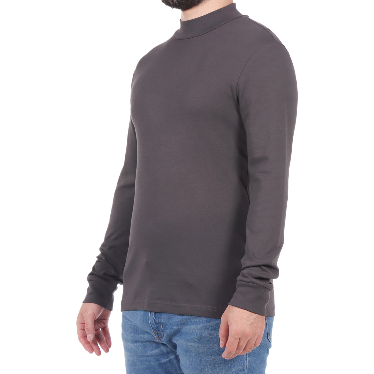 S&uacute;eter B&aacute;sico Cuello Mock Algod&oacute;n OVS para Hombre image number null