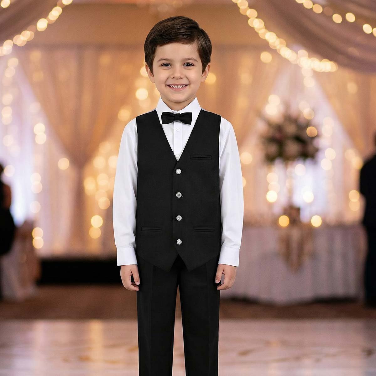 Coordinado Con Mo&ntilde;o 3 Zpas Con Mo&ntilde;o Negro Para Ni&ntilde;o image number null