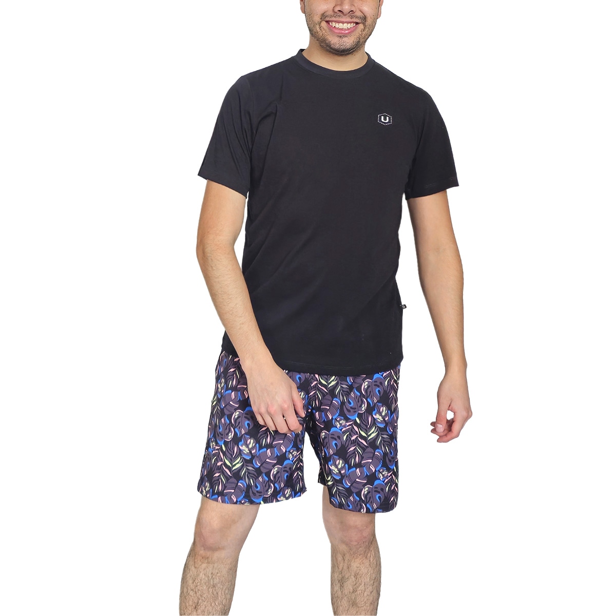 Traje de Ba&ntilde;o con Dise&ntilde;o Estampado Usport para Hombre image number null