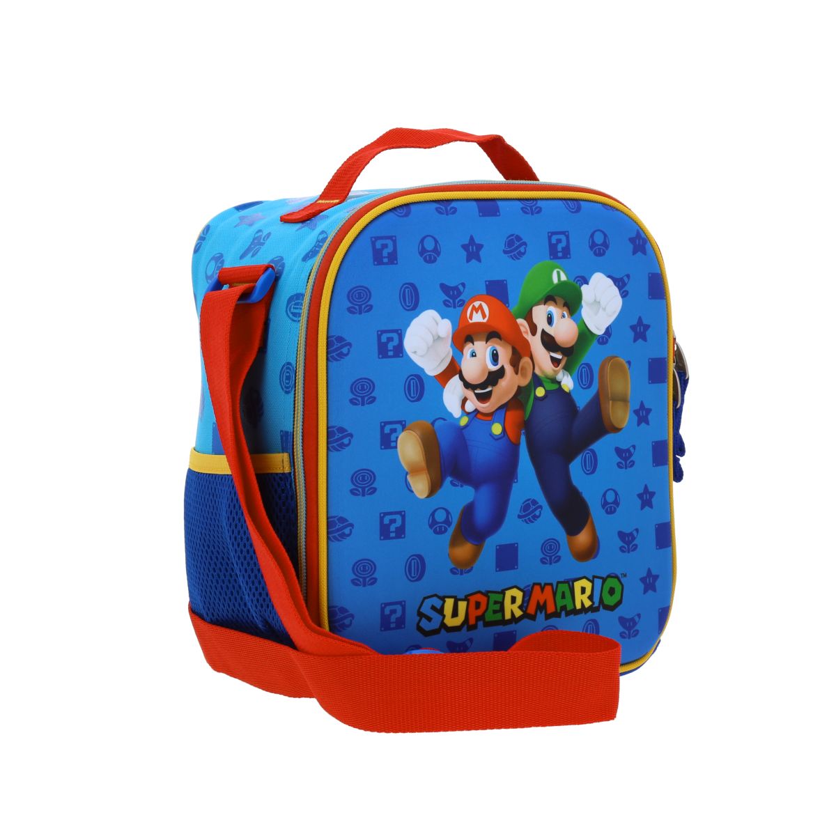 Lonchera Azul Oblic Mario Bros image number null
