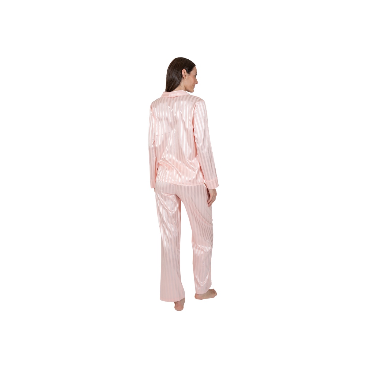 Pijama Camisa Manga Larga Y Pantalon Creaciones Parisina Para Mujer image number null