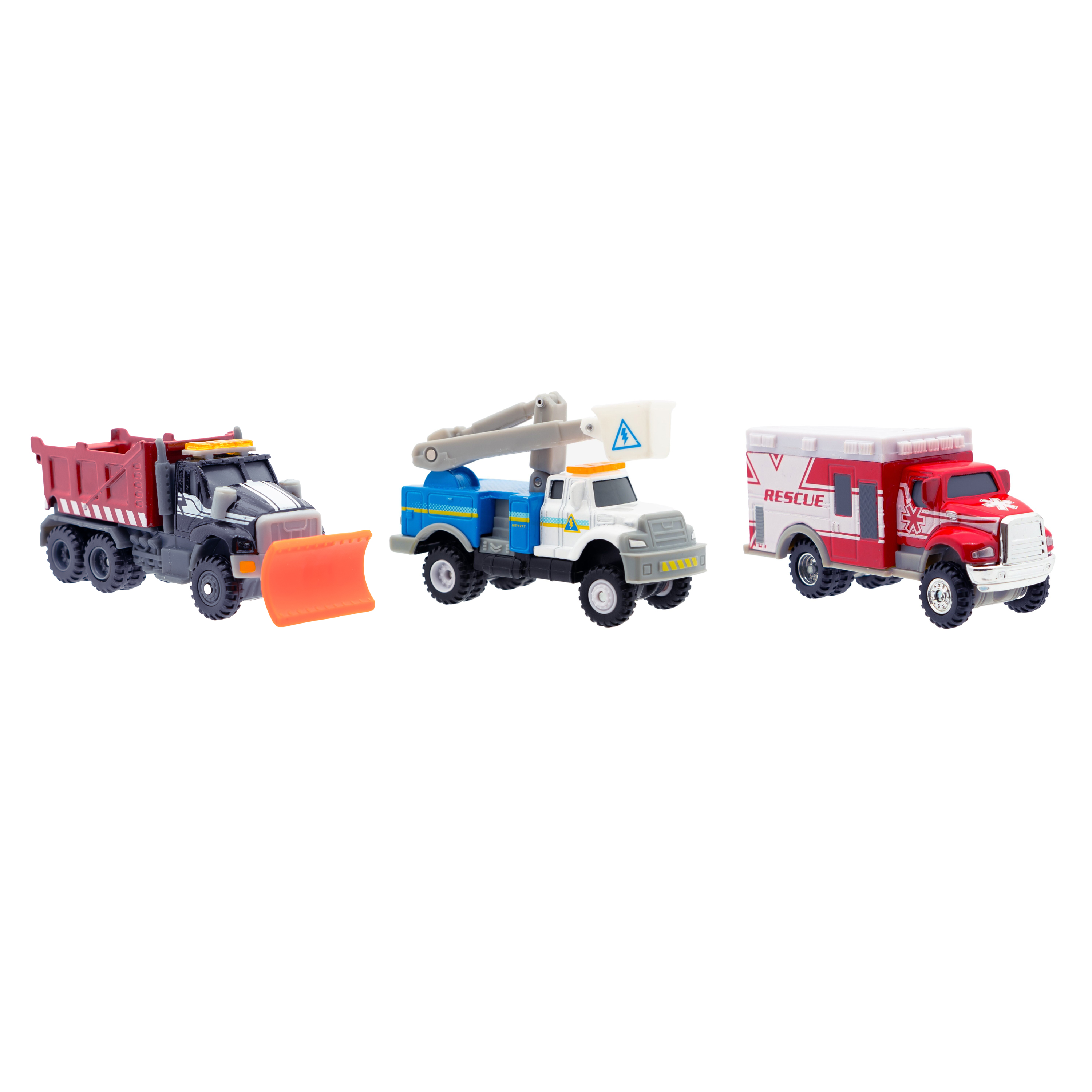 MIGTHY FLEET DIECAST 3 PACK image number null