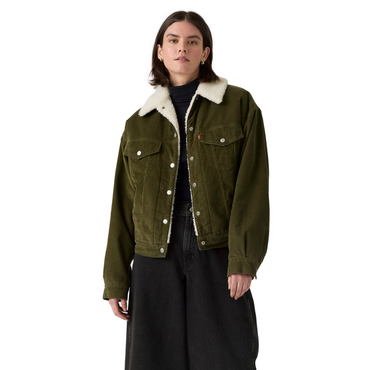 Chamarra 90's Sherpa Trucker Levi&acute;s para Mujer image number null