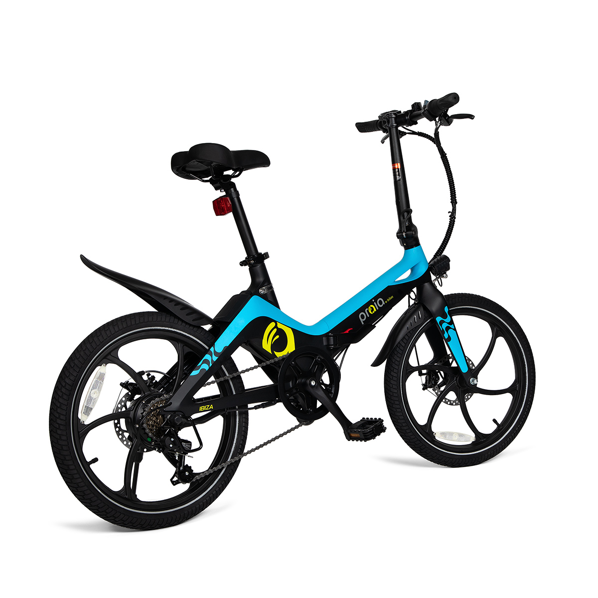 Bicicleta El&eacute;ctrica Praia Ibiza Black Blue 350W image number null