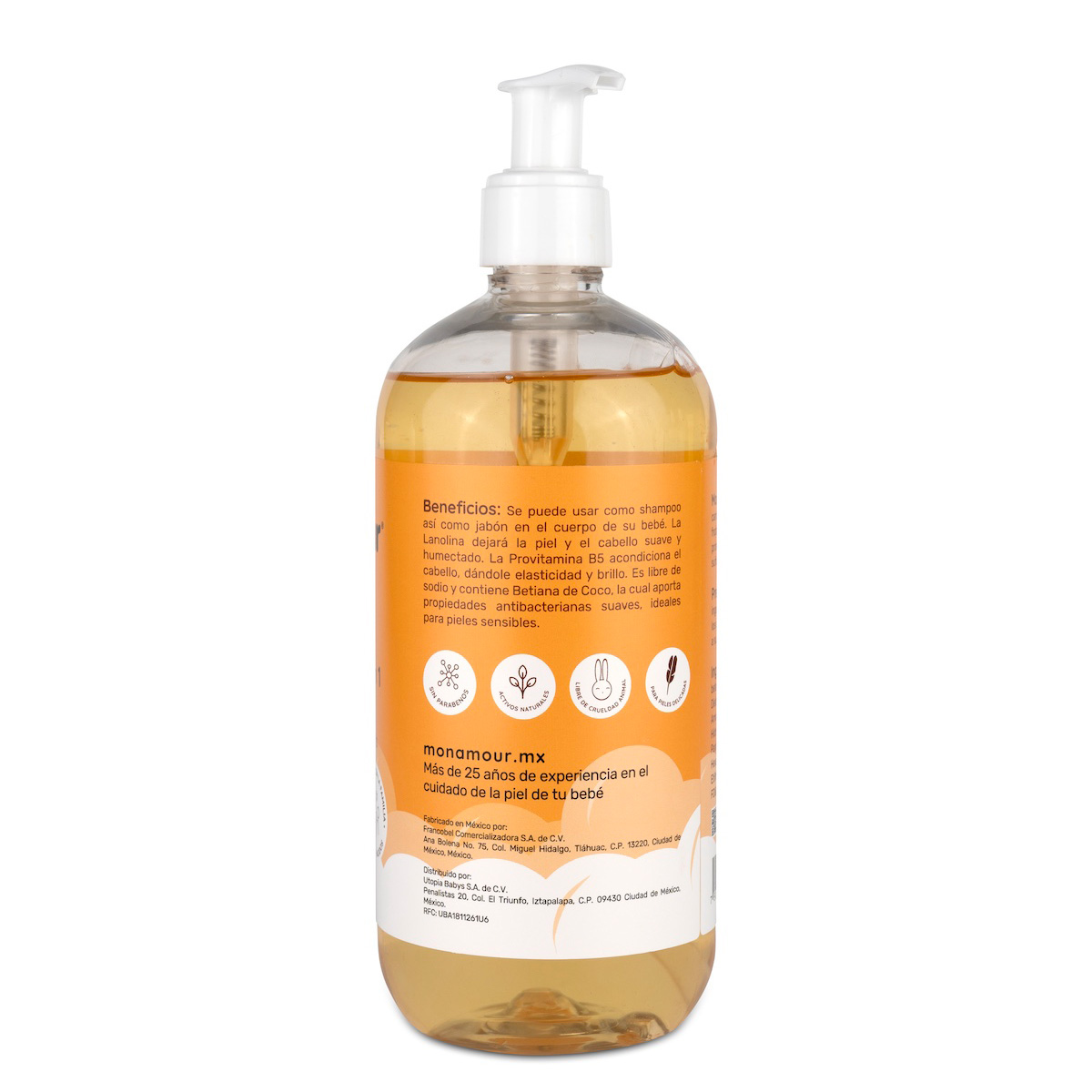 Gel de Ba&ntilde;o Mon Amour 2 en 1 480 ml image number null