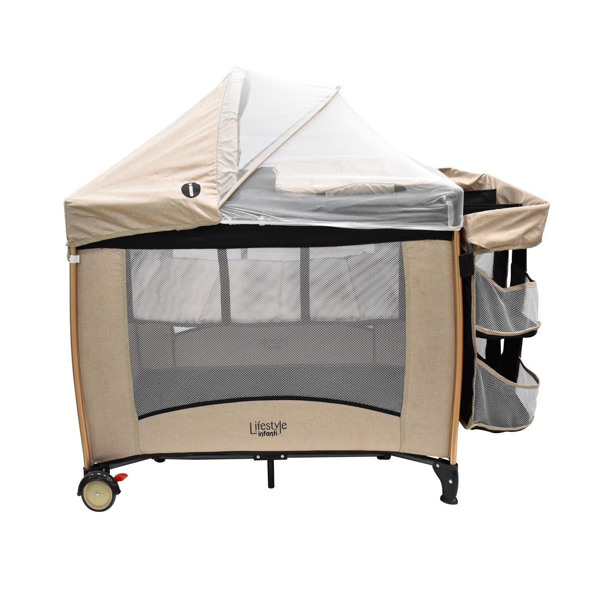 Cuna Corral Gianna Beige Lifestyle image number null