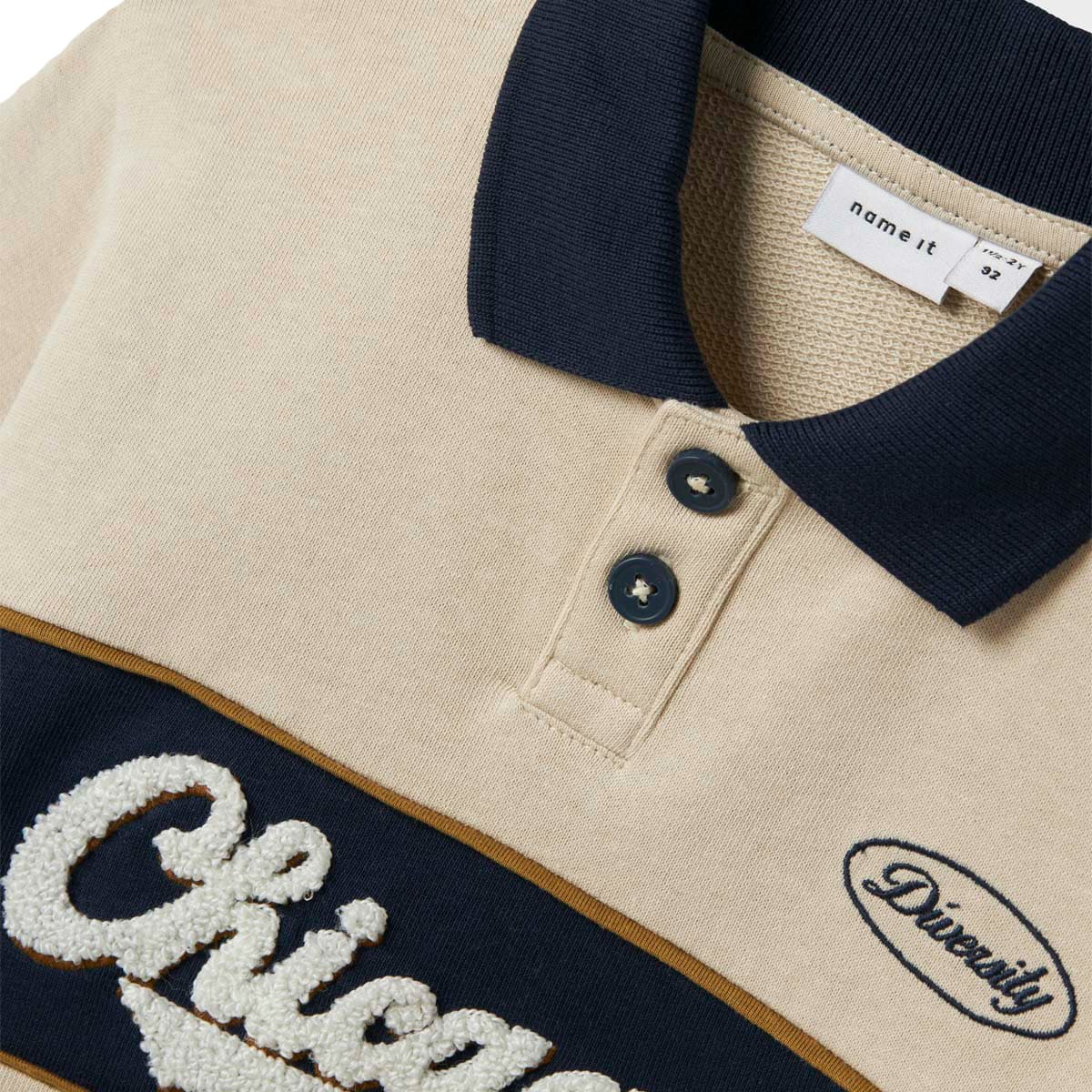 Sudadera Cuello Camisero Name It para Ni&ntilde;o image number null