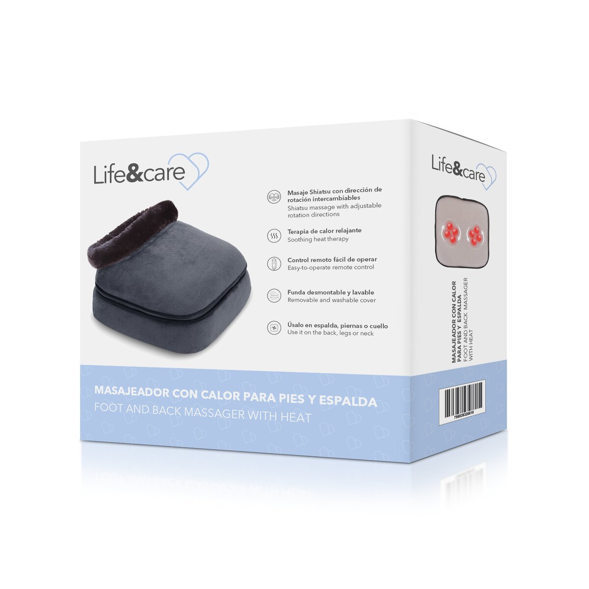 Masajeador De Pies Life & Care Multifuncion Con Calor image number null