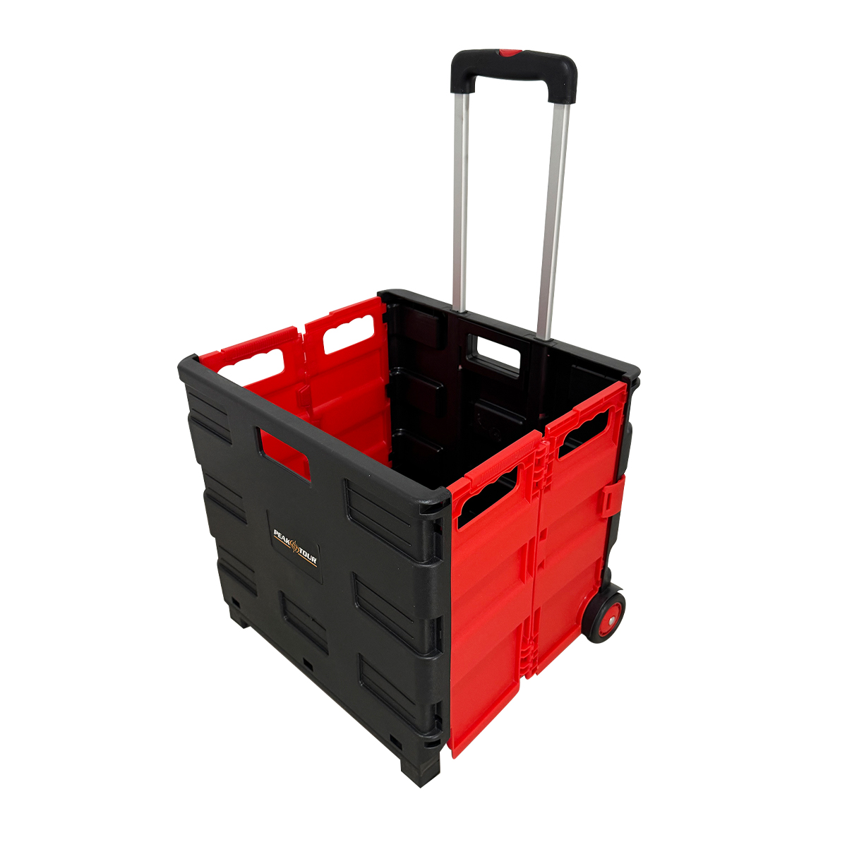 Carro Plegable Polipropileno Rojo Negro Peaktour image number null