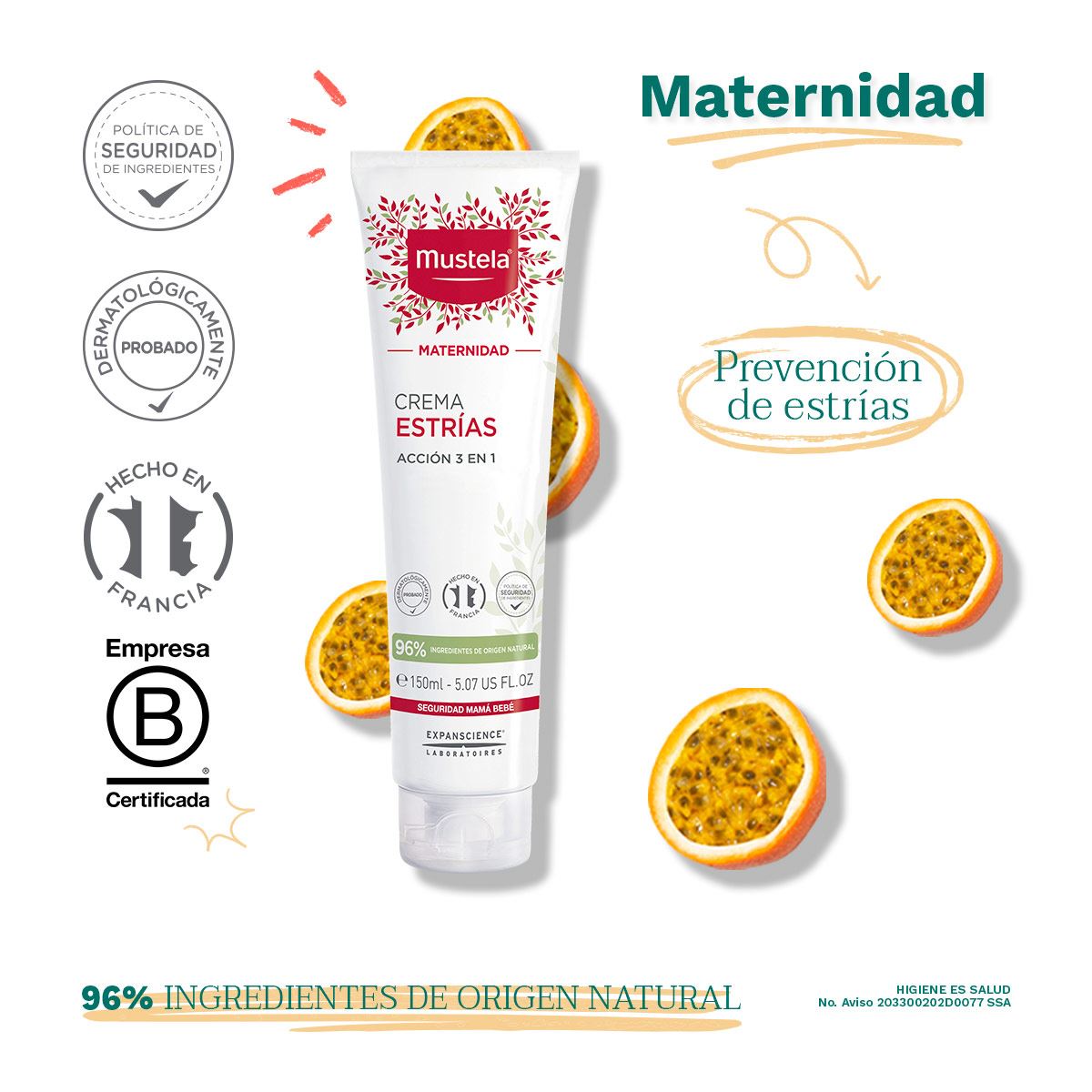 MUSTELA CREMA PREVENCI&Oacute;N ESTRIAS 150ML image number null