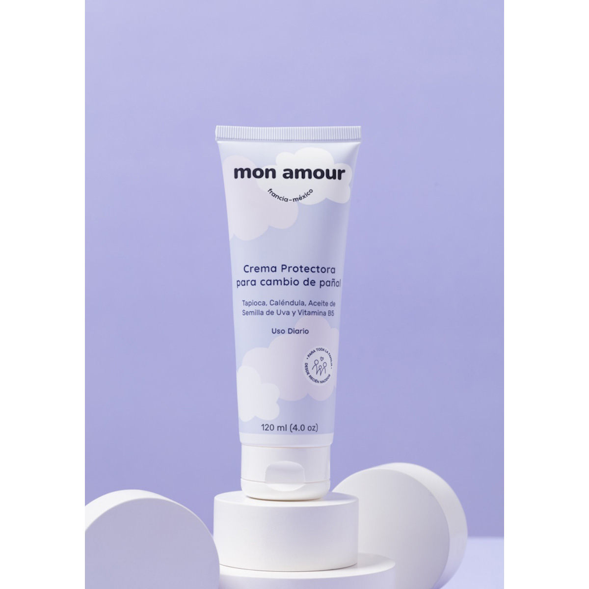 Crema Mon Amour para Cambio de Pa&ntilde;al 120 ml image number null