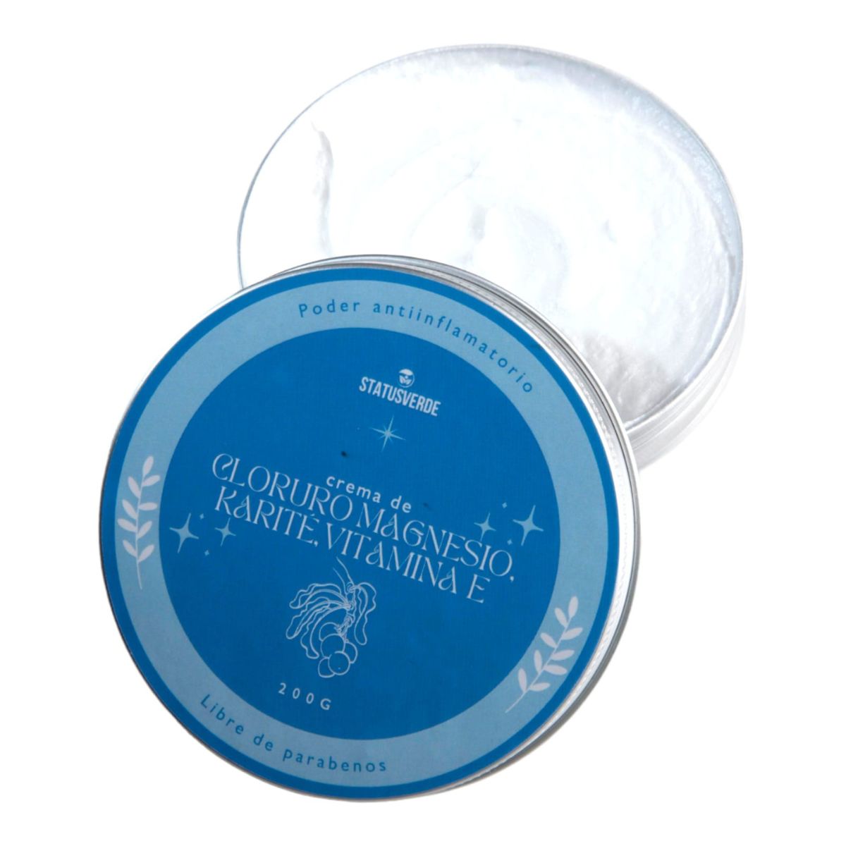 Crema De Cloruro De Magnesio, Retinol Y Vitamina E De 200 G image number null