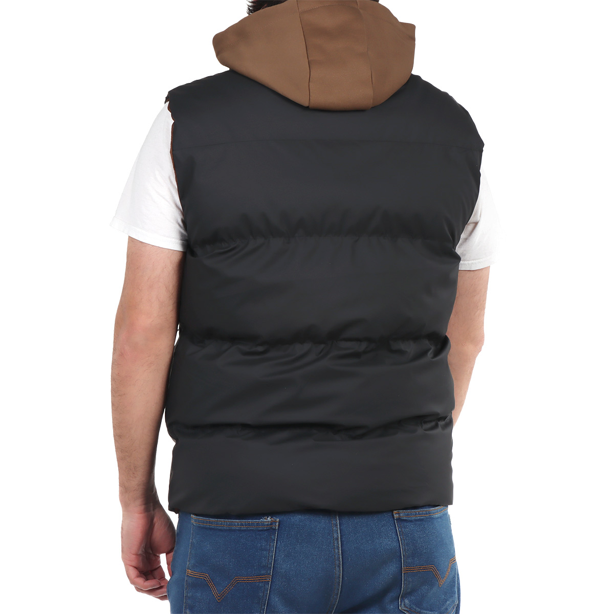 Chaleco Capitonado Cierre y Capucha Roosevelt para Hombre image number null