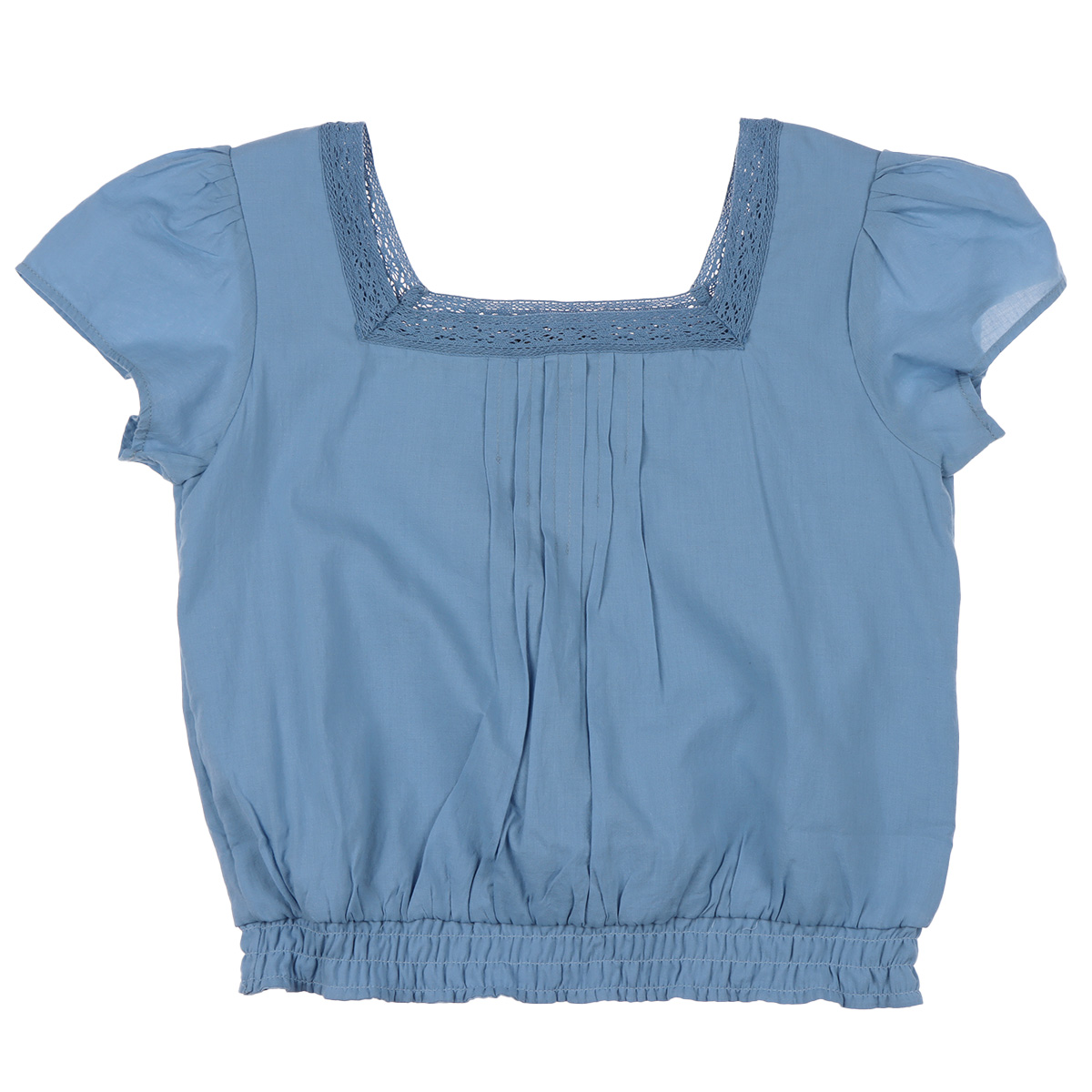 Blusa Smock Manga Corta Algod&oacute;n Jeanious Ni&ntilde;a image number null