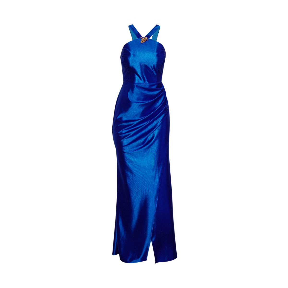 Vestido Falda Drapeada Philosophy Jr Nights Para Mujer image number null
