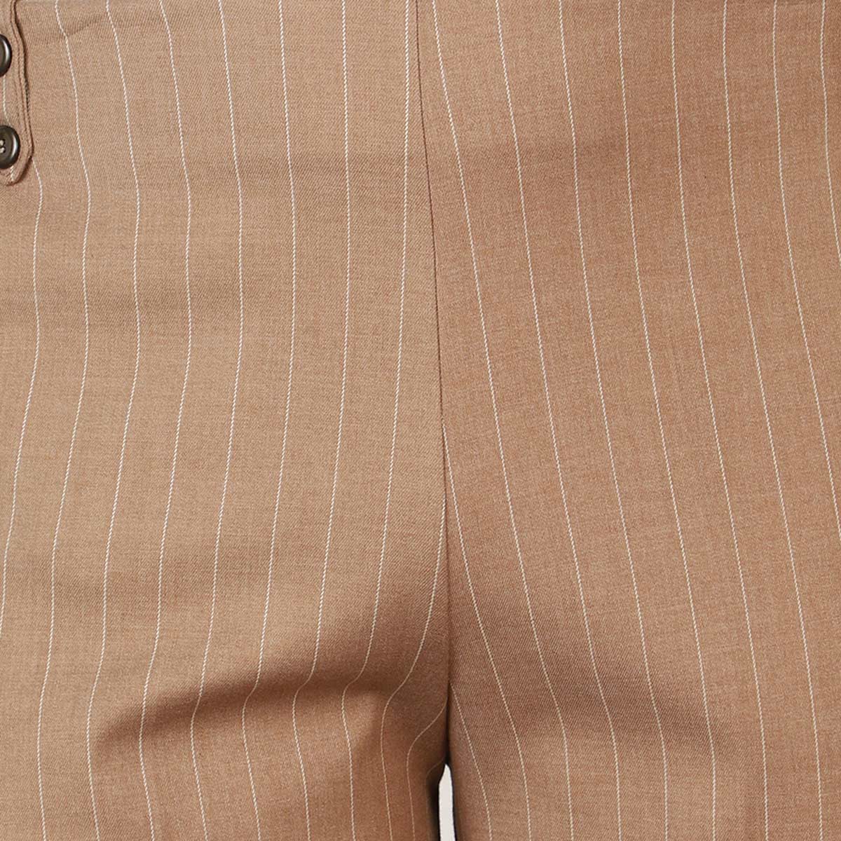 Pantal&oacute;n Corte Recto con El&aacute;stico en Cintura Ann Miller para Mujer image number null