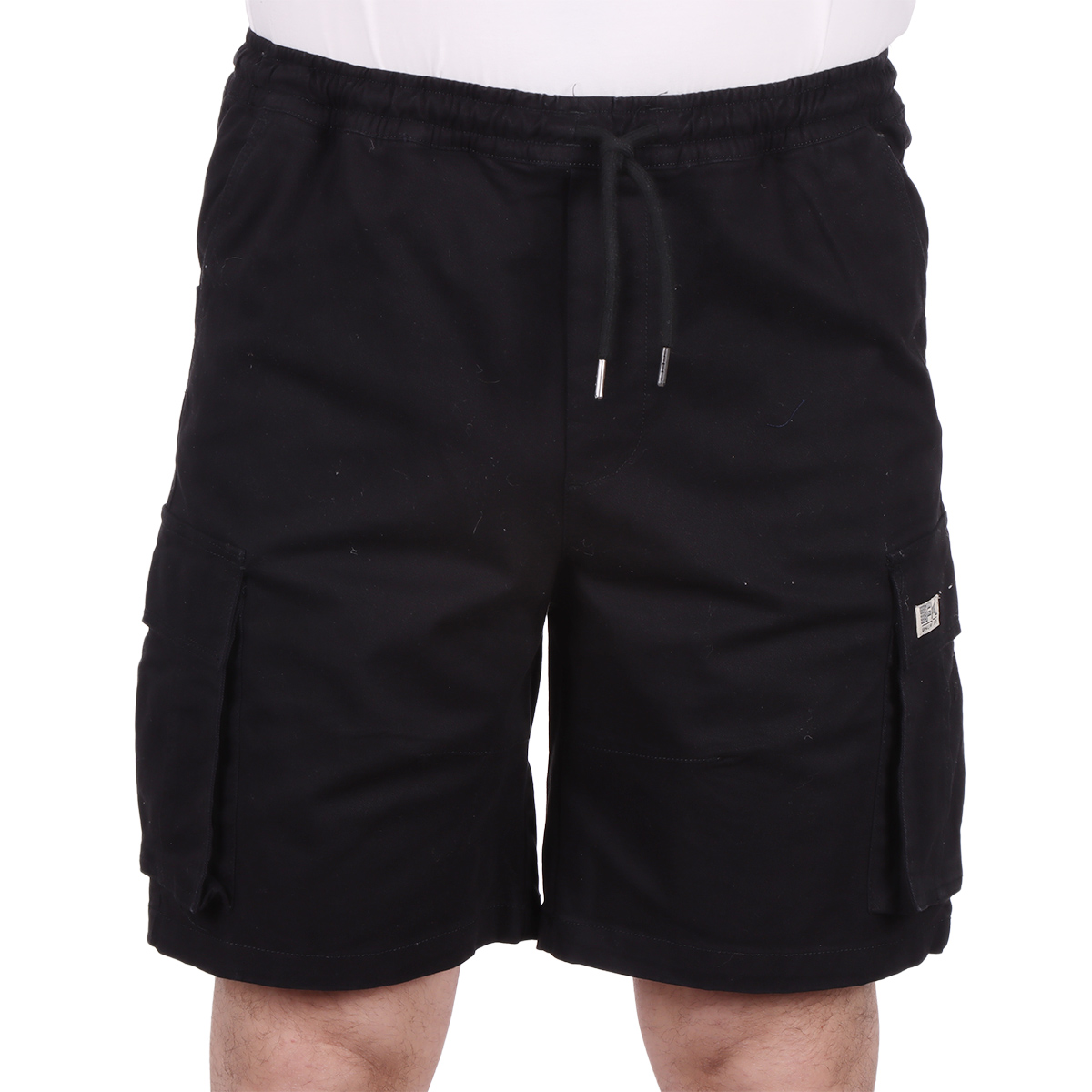 Bermuda Cargo Algod&oacute;n El&aacute;stico Cintura Fukka para Hombre image number null