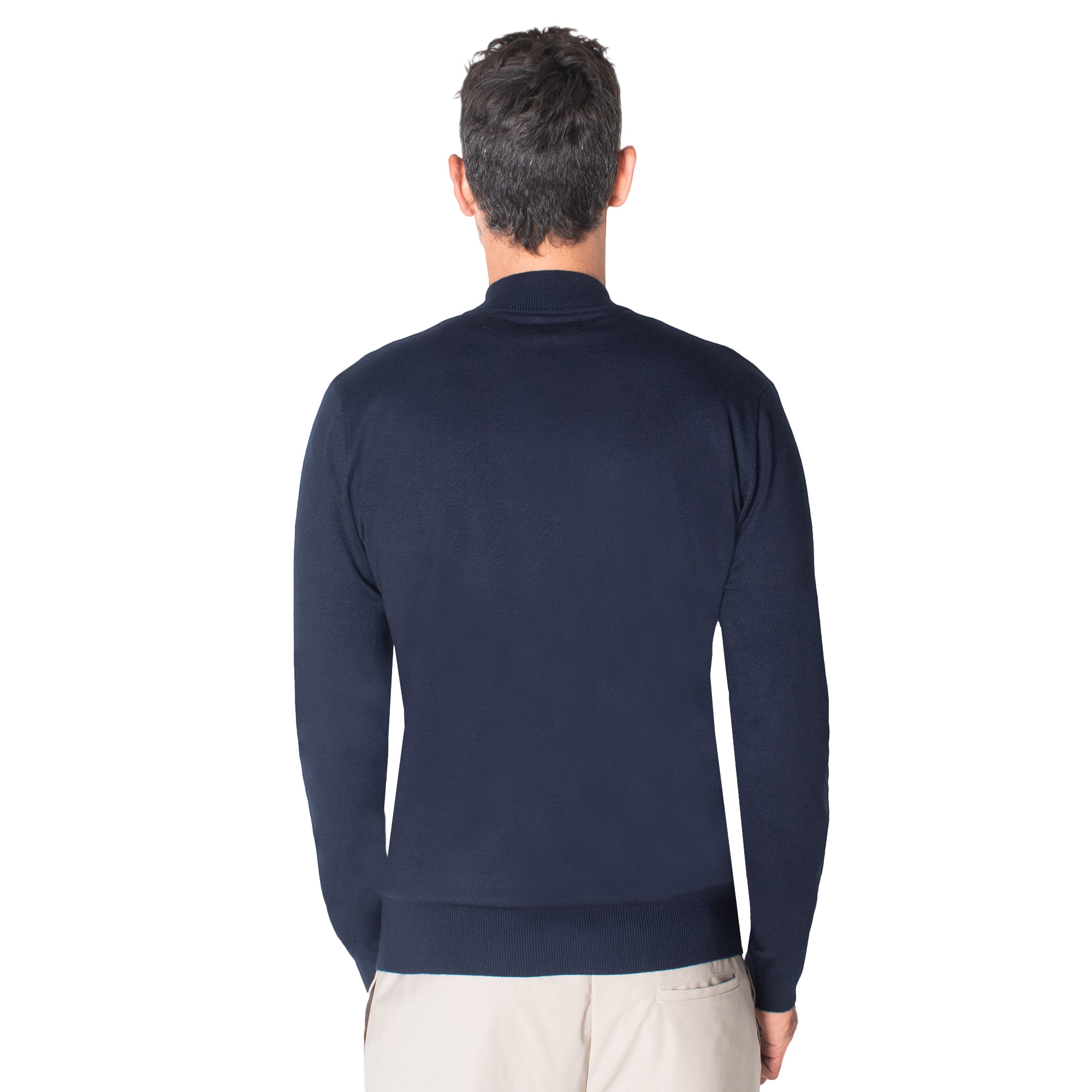 Su&eacute;ter Cuello Mock Generra Regular Fit para Hombre image number null