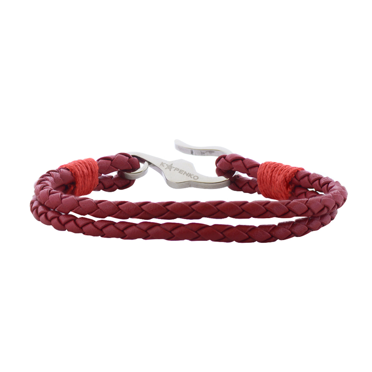 Pulsera De Acero Y Piel Kpenko image number null