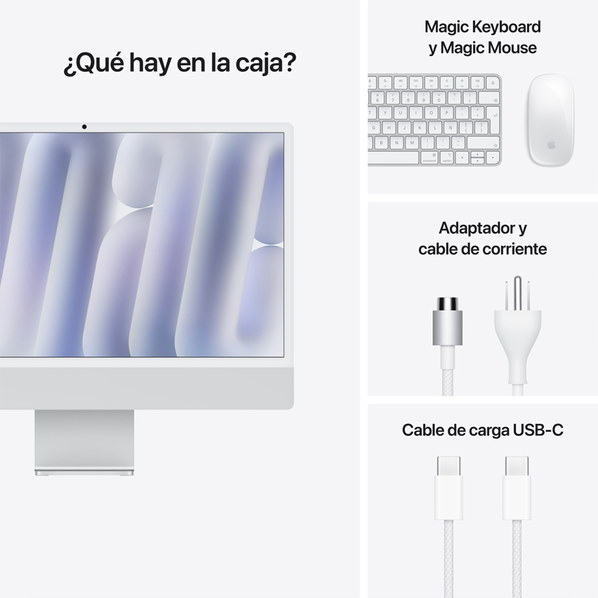 iMac 24 Chip M4 16 GB RAM 256 SSD Plata image number null