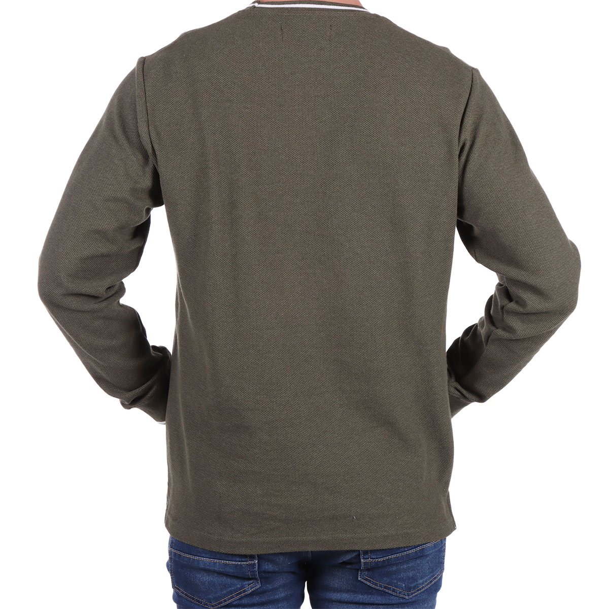 Playera Manga Larga Cuello Redondo Yongster para Hombre image number null