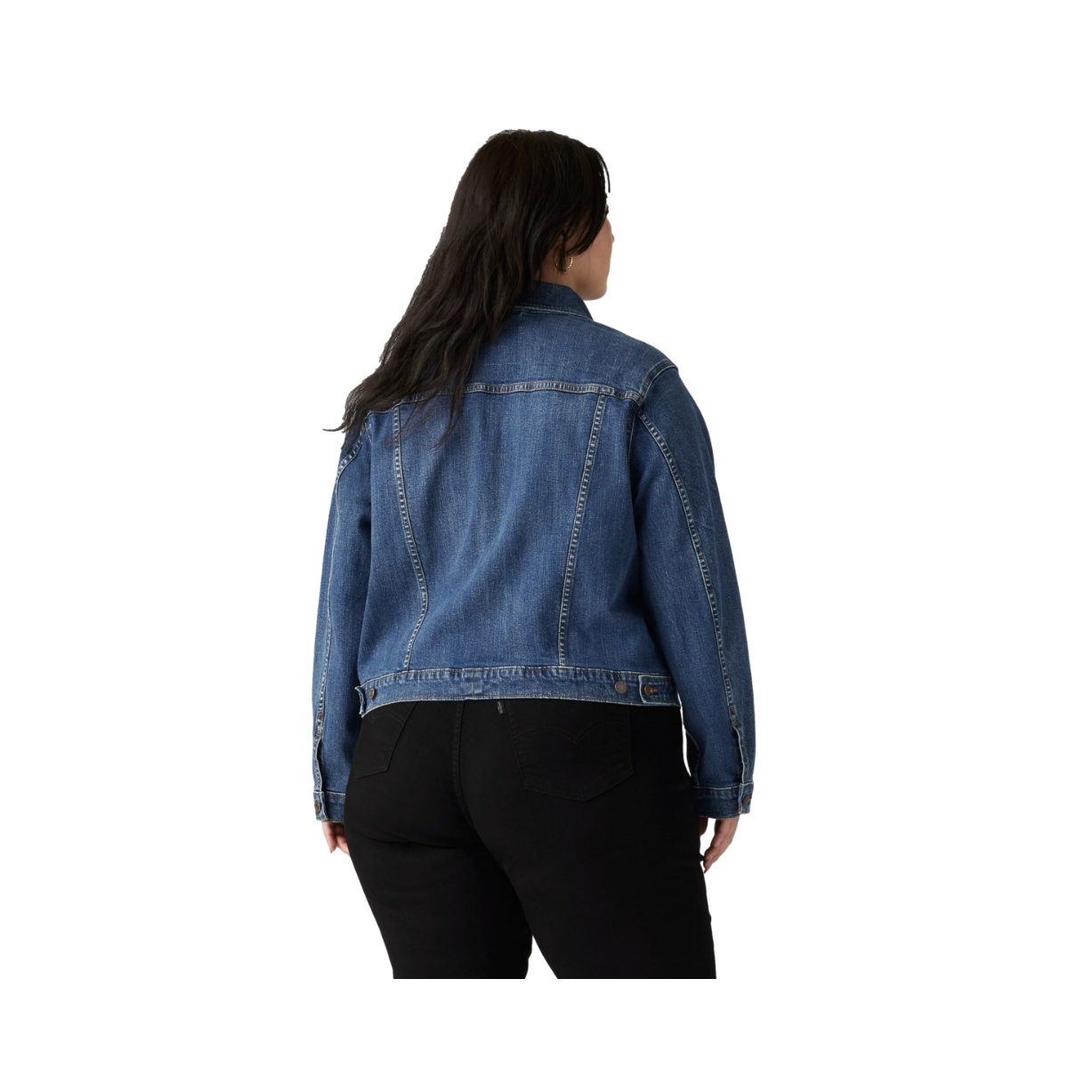 Chamarra Denim Regular  Levis Plus para Mujer Curvy image number null